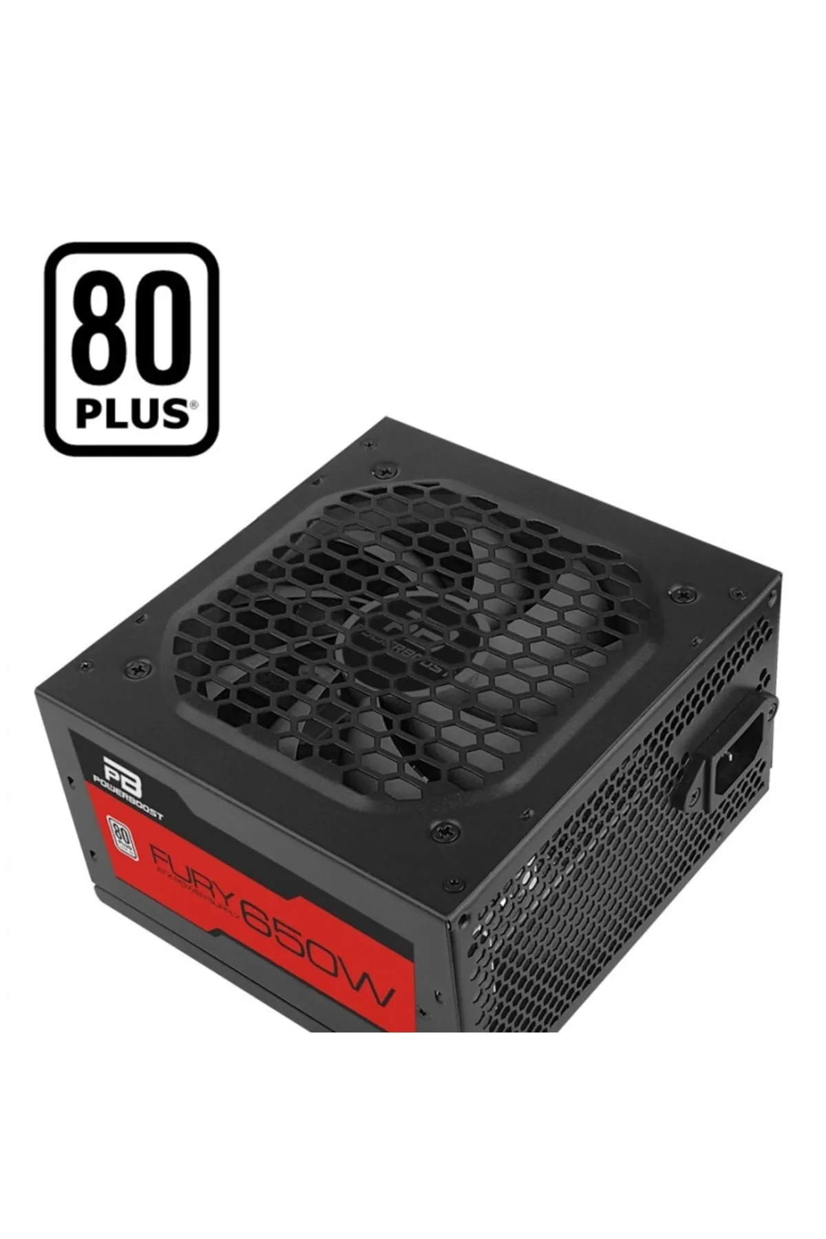 Genel Markalar Power Boost Fury 650W 80+ APFC 12cm Fanlı ATX Power Supply