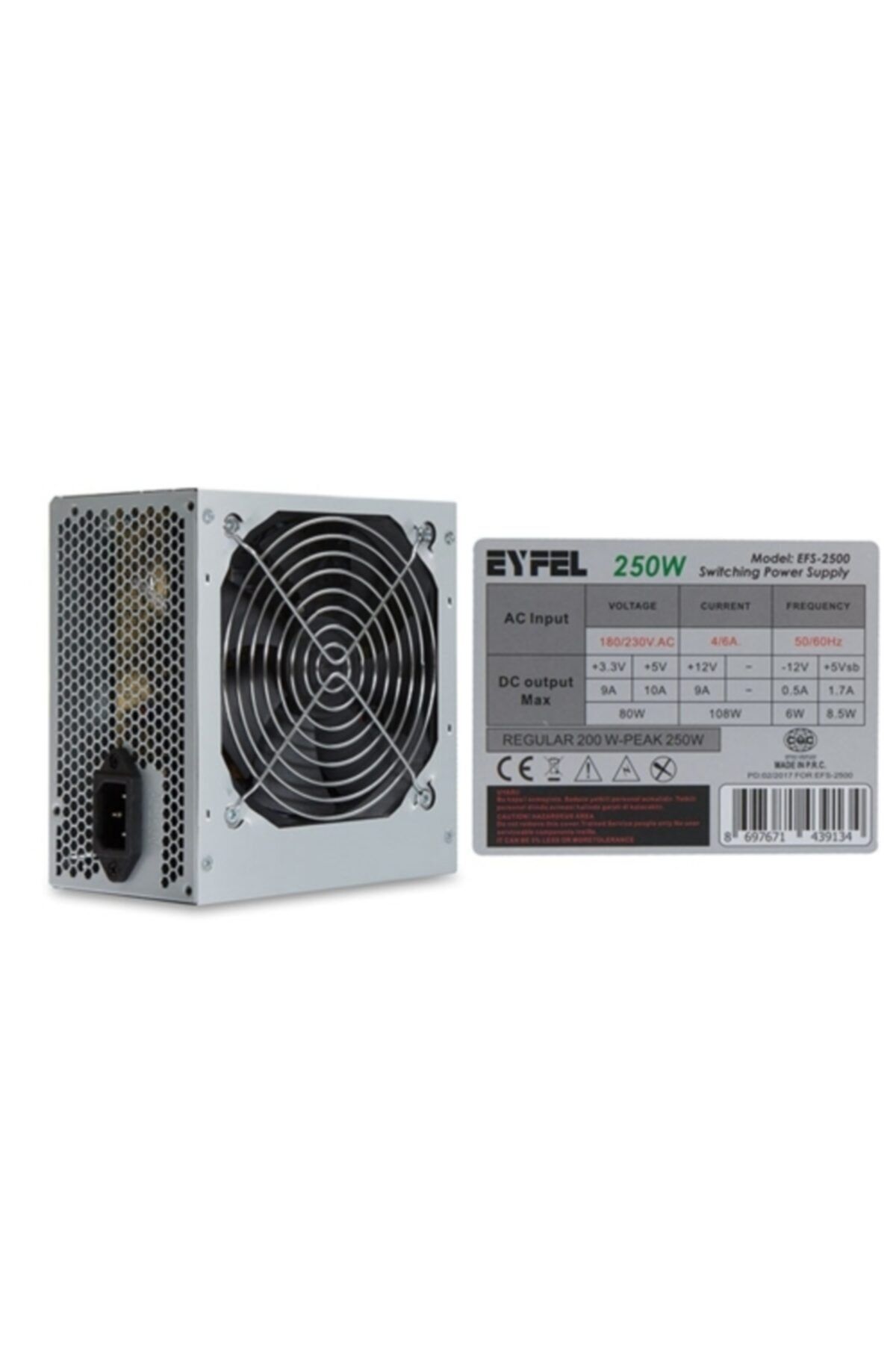 Eyfel Power Supply Efs-2500 Real 200w Güç Kaynağı