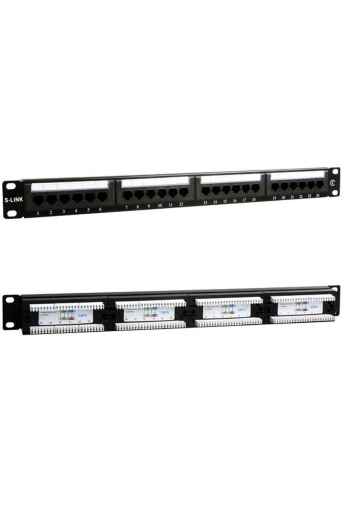 Genel Markalar Powermaster Pm-12231 24 Port Utp Cat6 Patch Panel * S-lınk Sl-p624