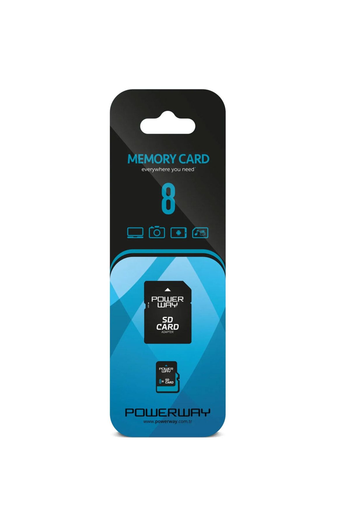 Powermaster POWERWAY PWR-8 8 GB MICRO SD HAFIZA KARTI