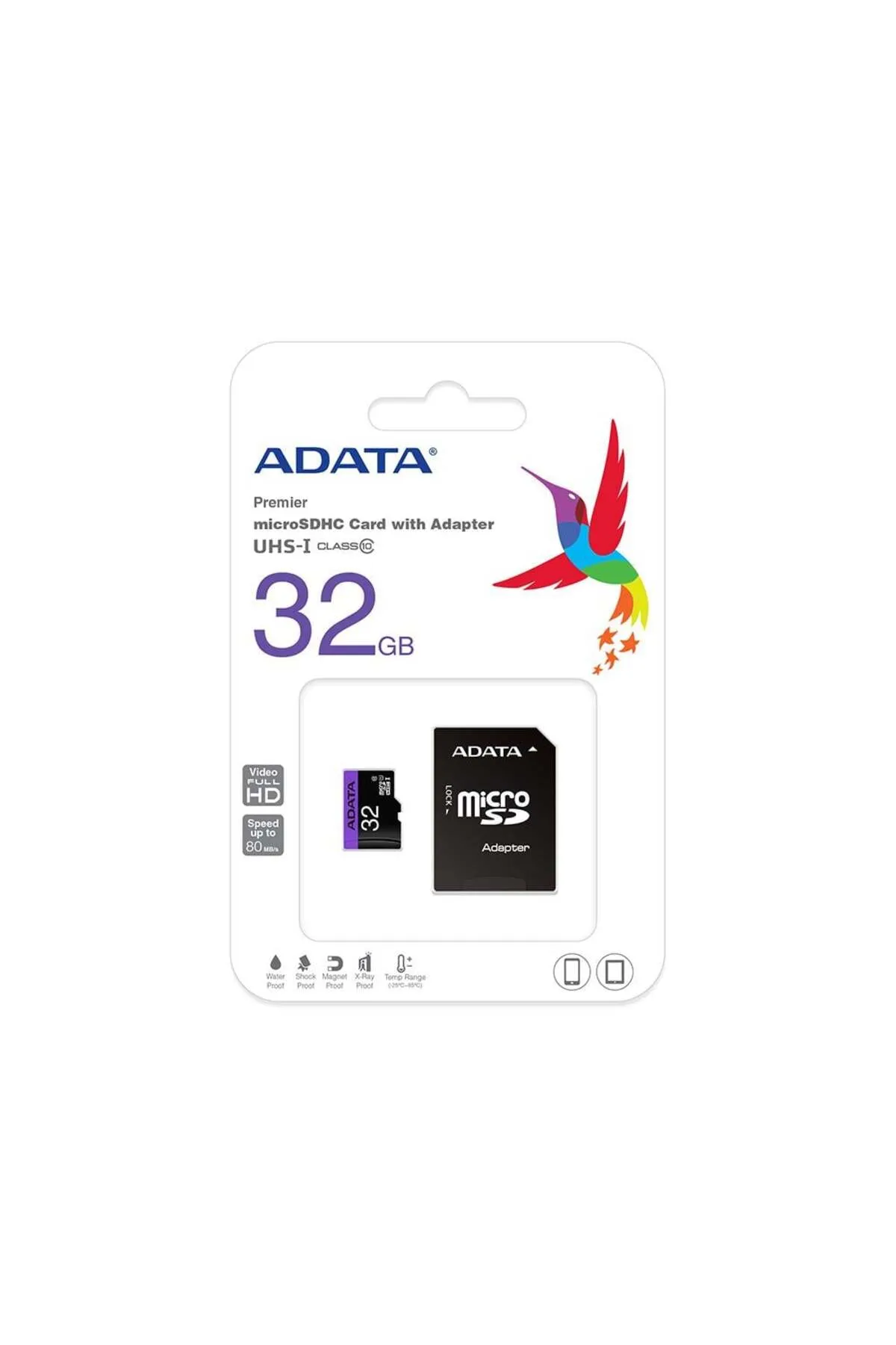 Adata Premier 32 gb Micro SD Hafıza Kartı (80MB/sn-25MB/sn)