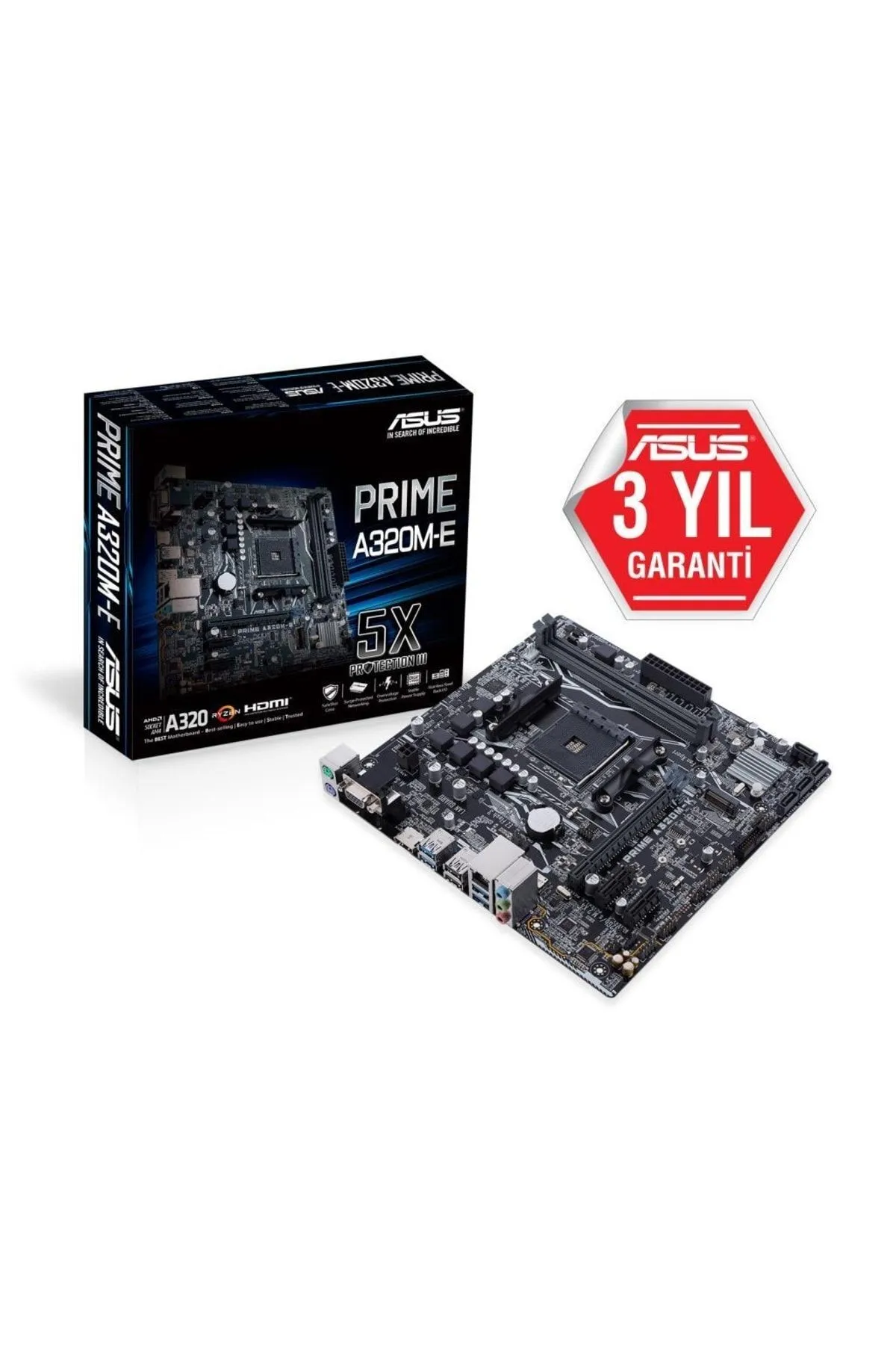 Asus PRIME A320M-E AM4 A320 SATA U3.1 ANAKART