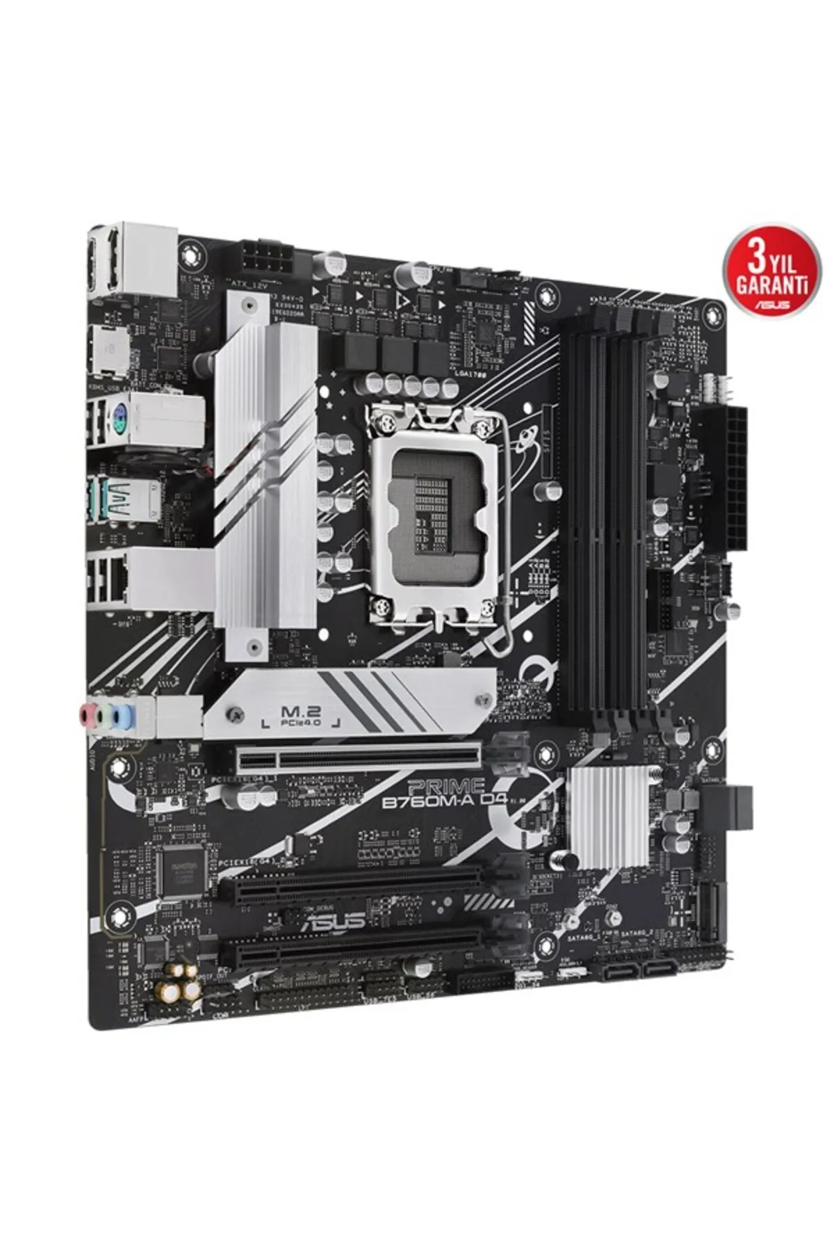 Asus PRIME B760M-A DDR4 HDMI DP PCIe 16X v4.0 1700p mATX