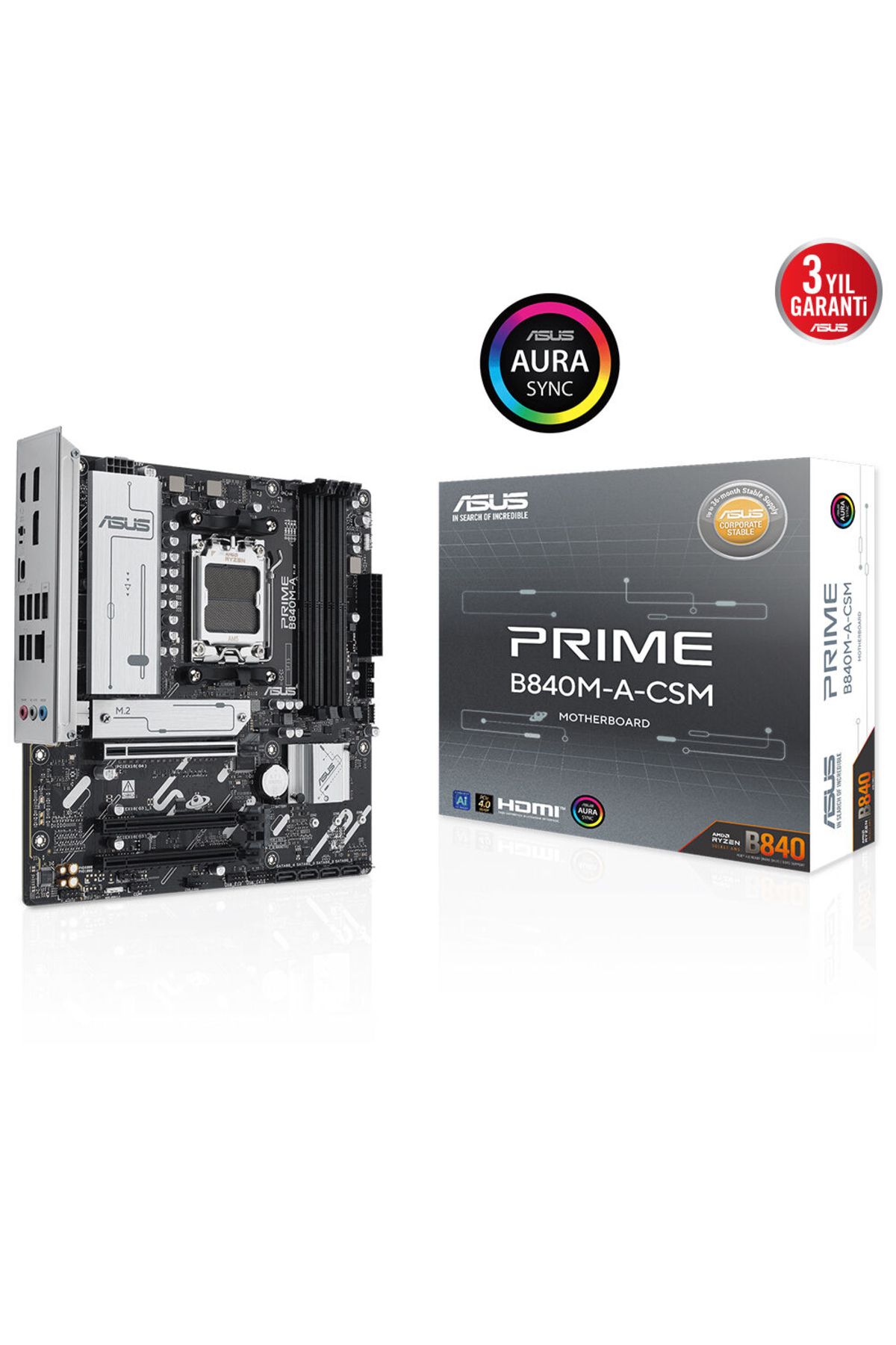 Hedef Market PRIME B840M-A-CSM AMD  mATX ANAKART