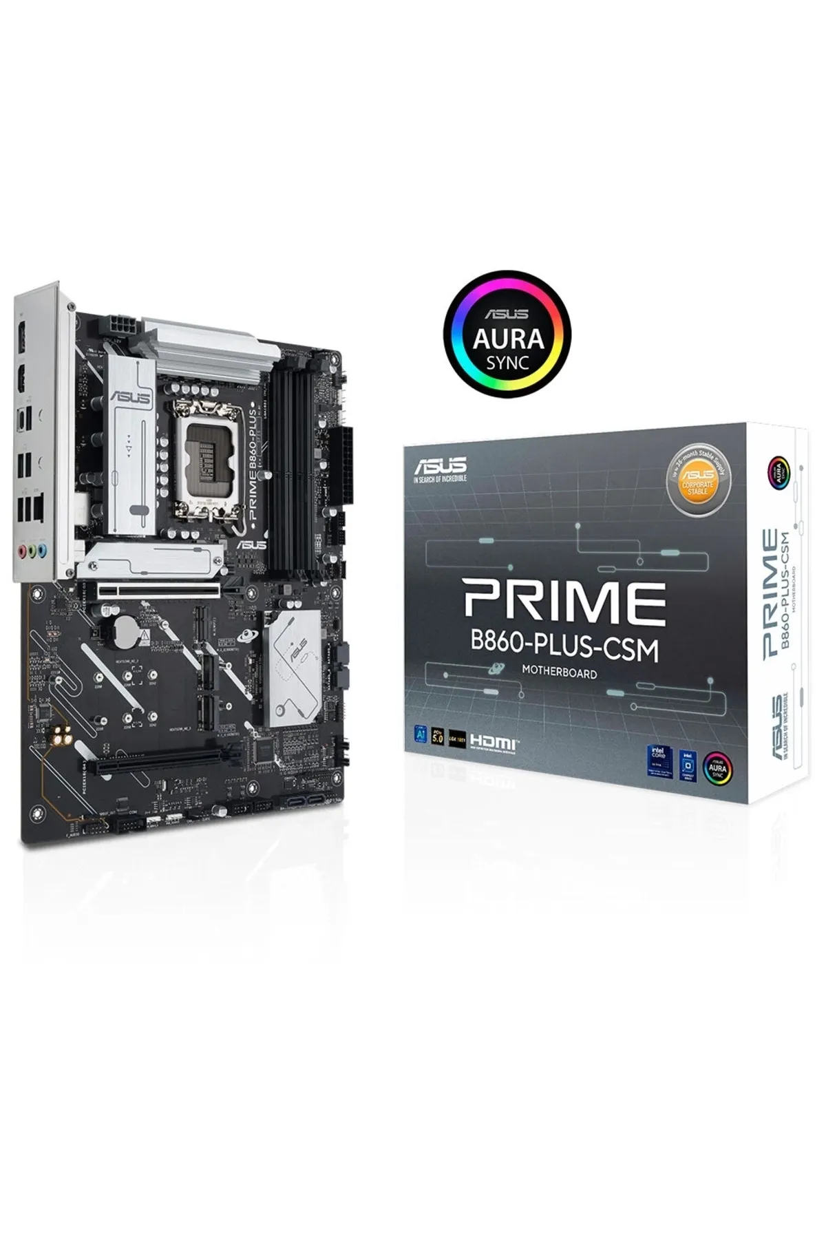 Asus Prime B860-plus Csm Ddr5 8666mhz (OC) M.2 1851p Atx Anakart