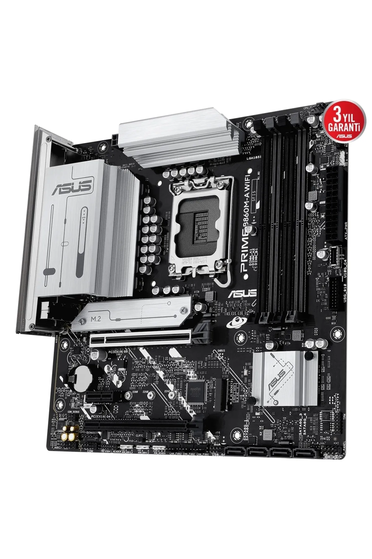 Asus Prime B860m-a Wıfı Ddr5 8666mhz (OC) M.2 1851p Matx Anakart