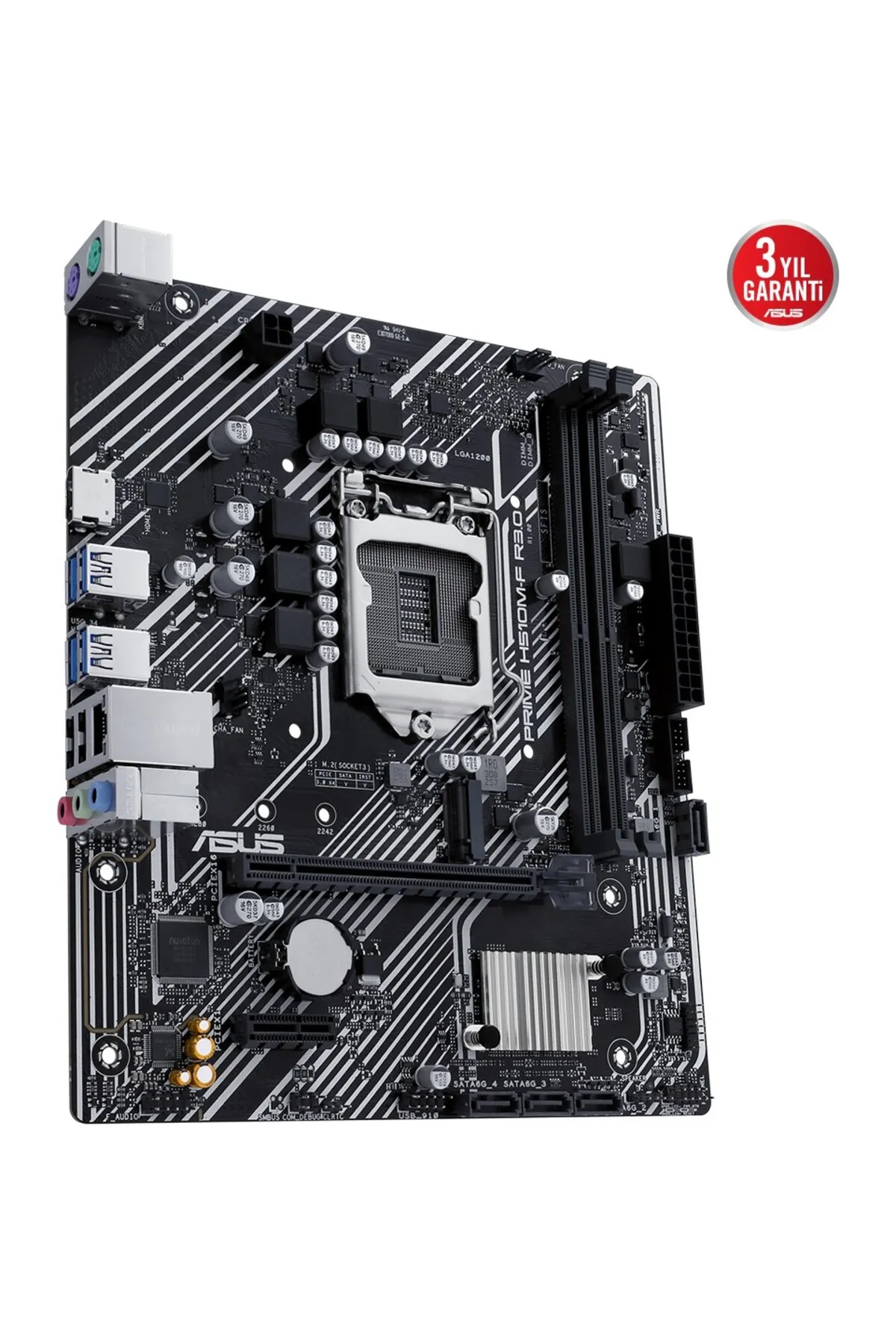 Asus PRIME H510M-F R3.0 Intel H470 LGA1200 DDR4 3200 HDMI M2 USB3.2 mATX 5X PROTECTION III, AS