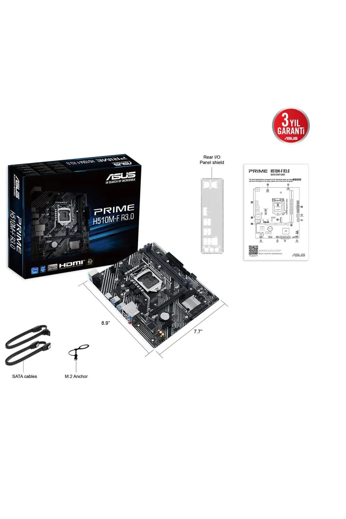 Asus PRIME H510M-F R3.0 INTEL H470 LGA1200 DDR4