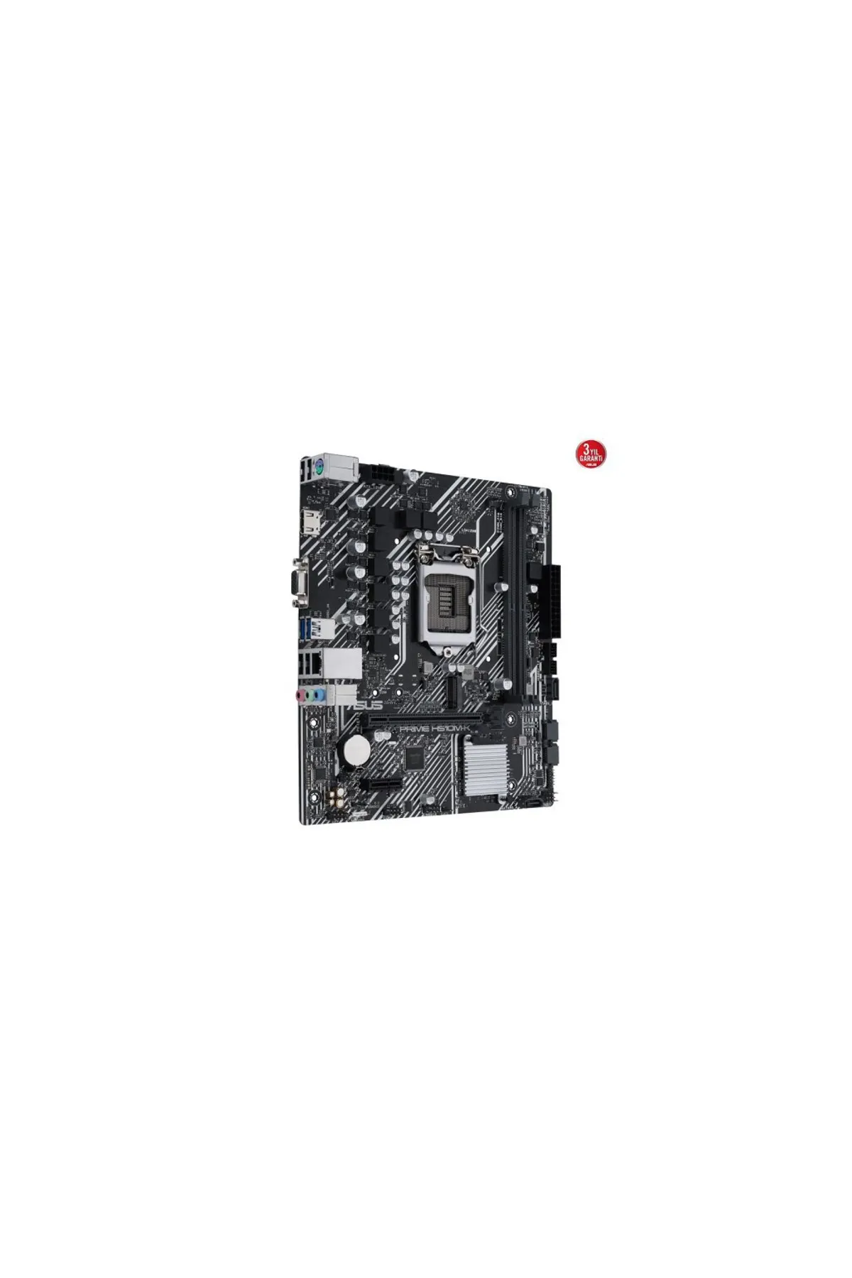 Asus PRIME H510M-K R2.0, 2xDDR4, M.2, D-SUB, HDMI, 10-11.Nesil, LGA1200 Soket, Anakart