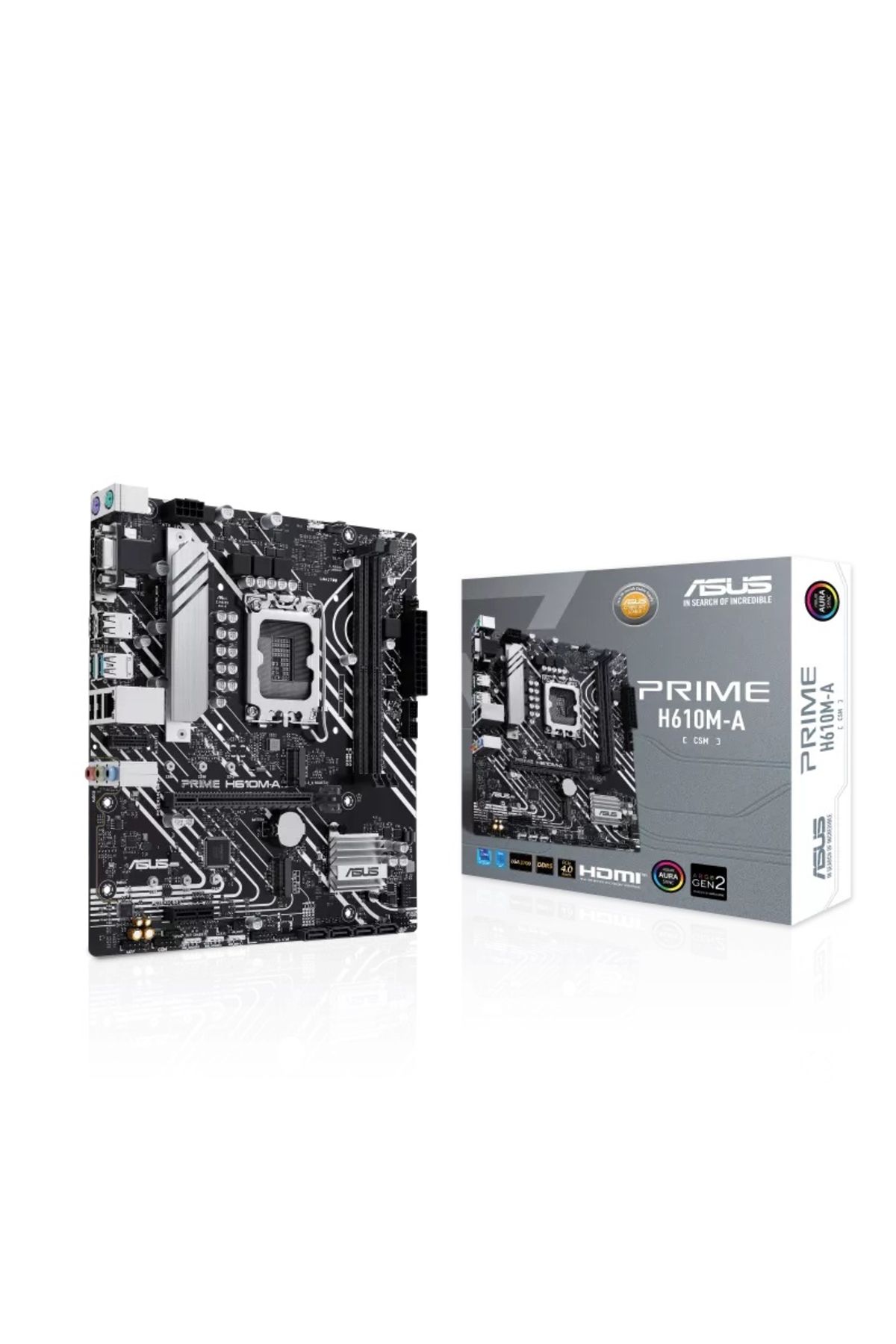 Asus Prime H610m-a-csm Intel Soket Lga1700 Ddr5 5600mhz Matx Anakart