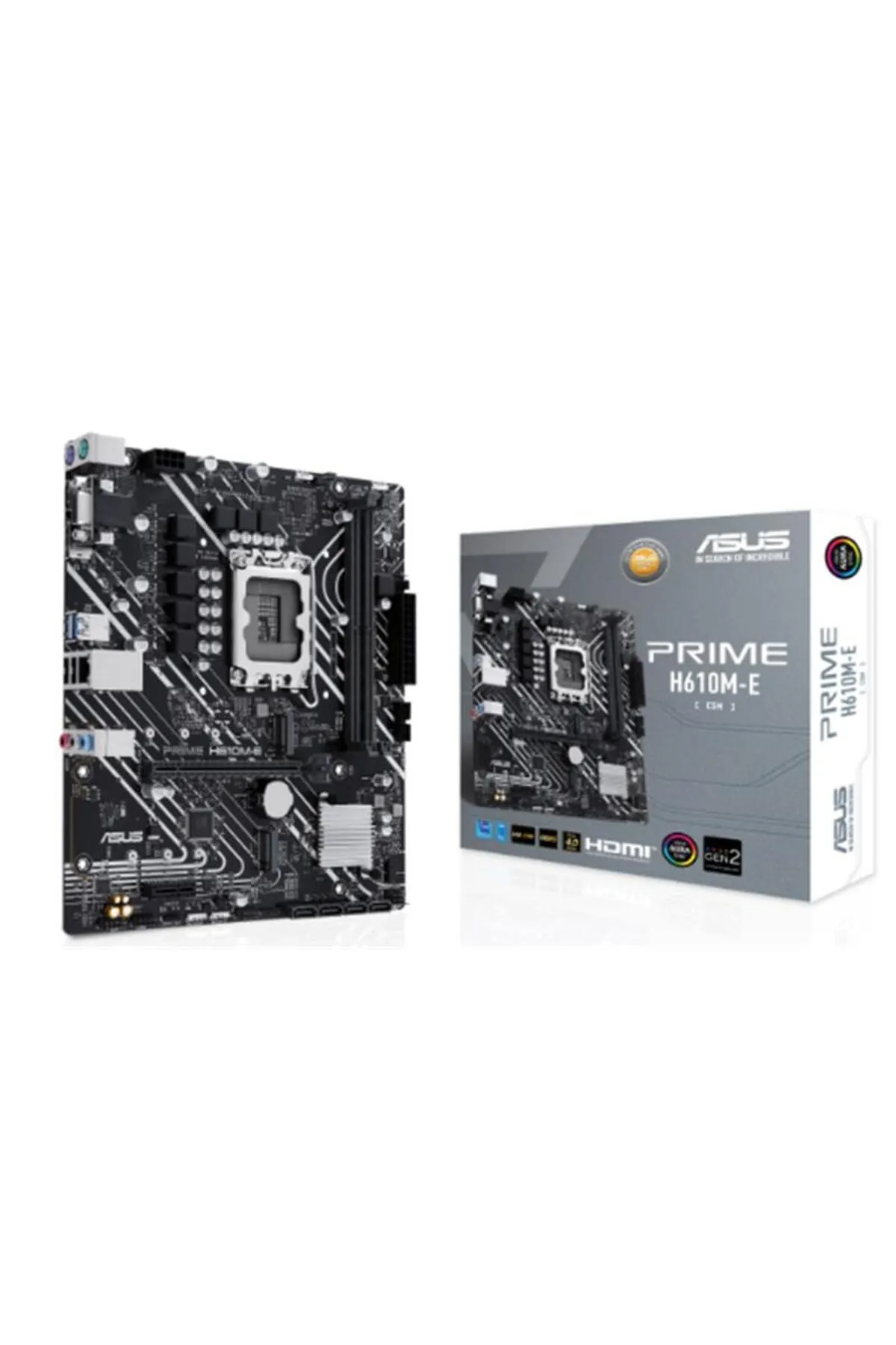 Asus PRIME H610M-E-CSM DDR5 5600MHZ 1XVGA 1XHDMI 1XDP 2XM.2 USB 3.2 1700P MATX (13.VE 12.NESİL İŞLE