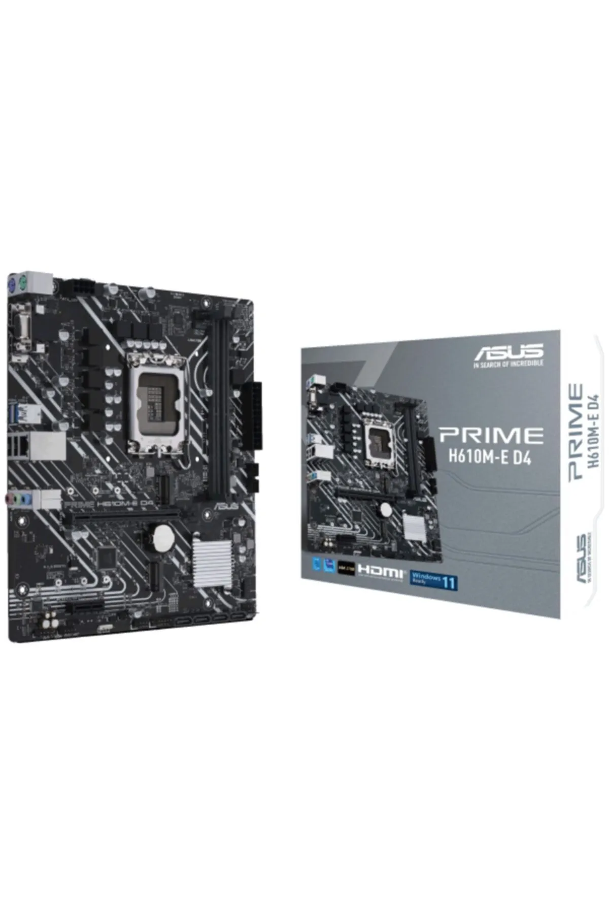 Asus Prime H610m-e D4 Intel H610 Soket 1700 Ddr4 3200mhz Matx Gaming (oyuncu) Anakart