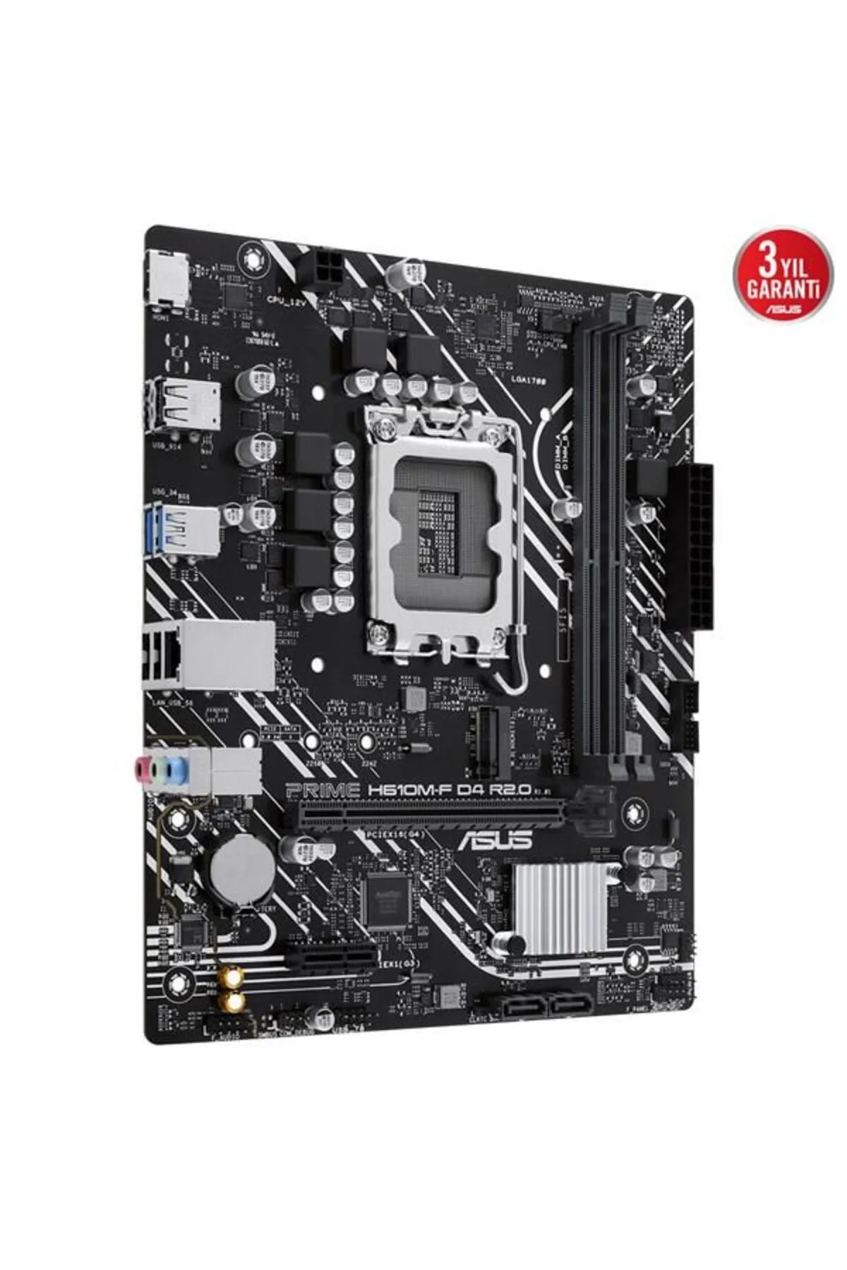 Asus PRIME H610M-F D4 R2.0-CSM DDR4 HDMI PCIE 4.0 1700P mATX KURUMSAL ANAKART