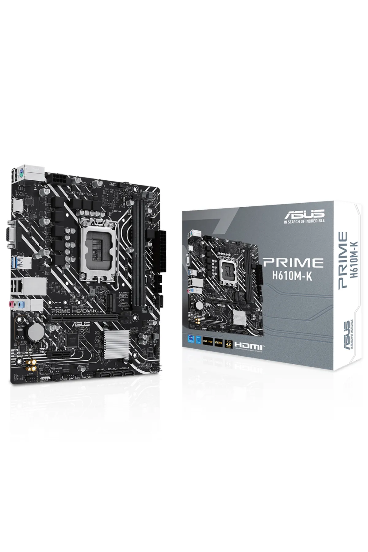 Asus PRIME H610M-K Intel H610 Soket 1700 5600MHz DDR5 M.2 mATX Anakart