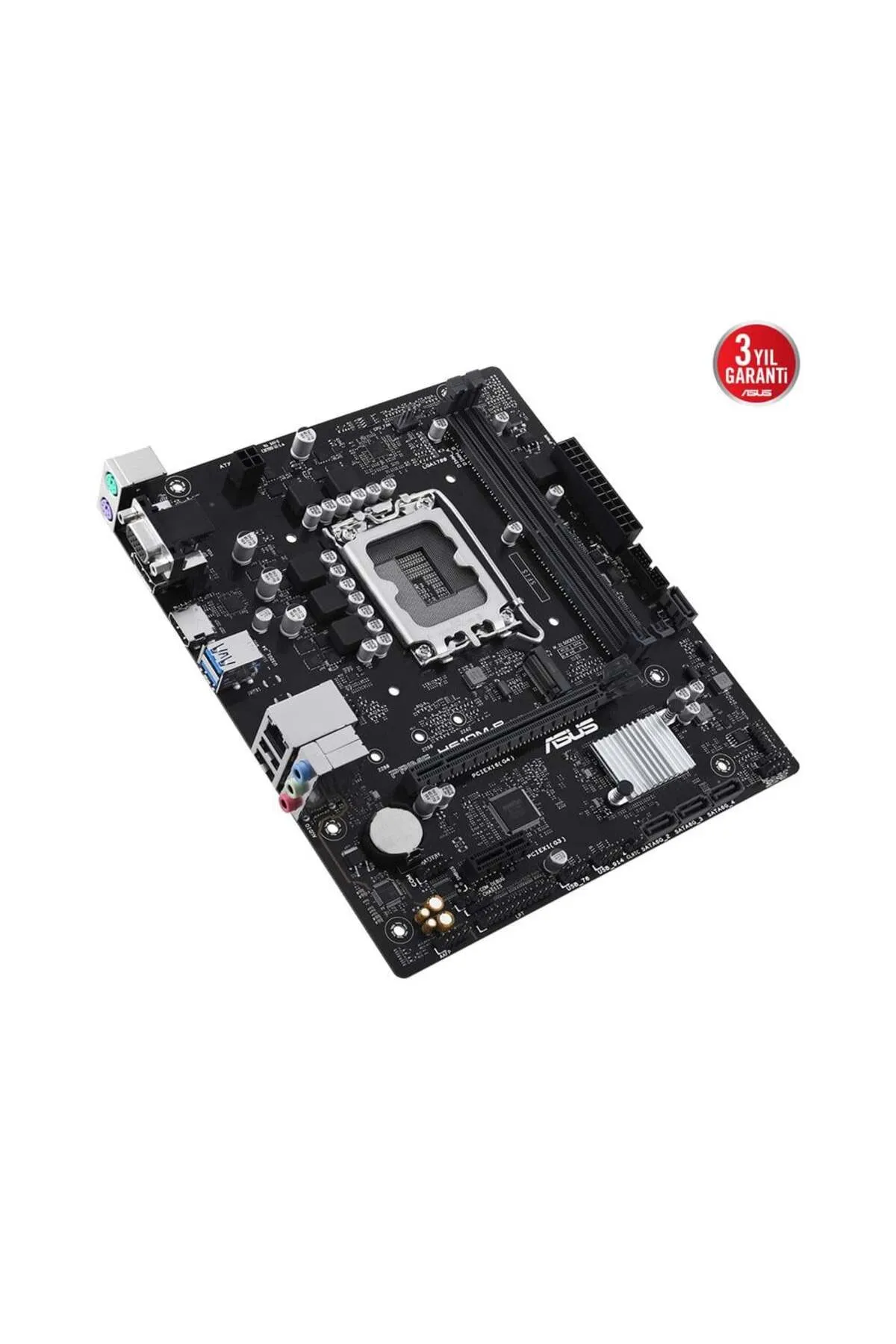 Asus PRIME H610M-R-SI Intel Soket 1700 DDR5 5600MHz M.2 Kutusuz Anakart