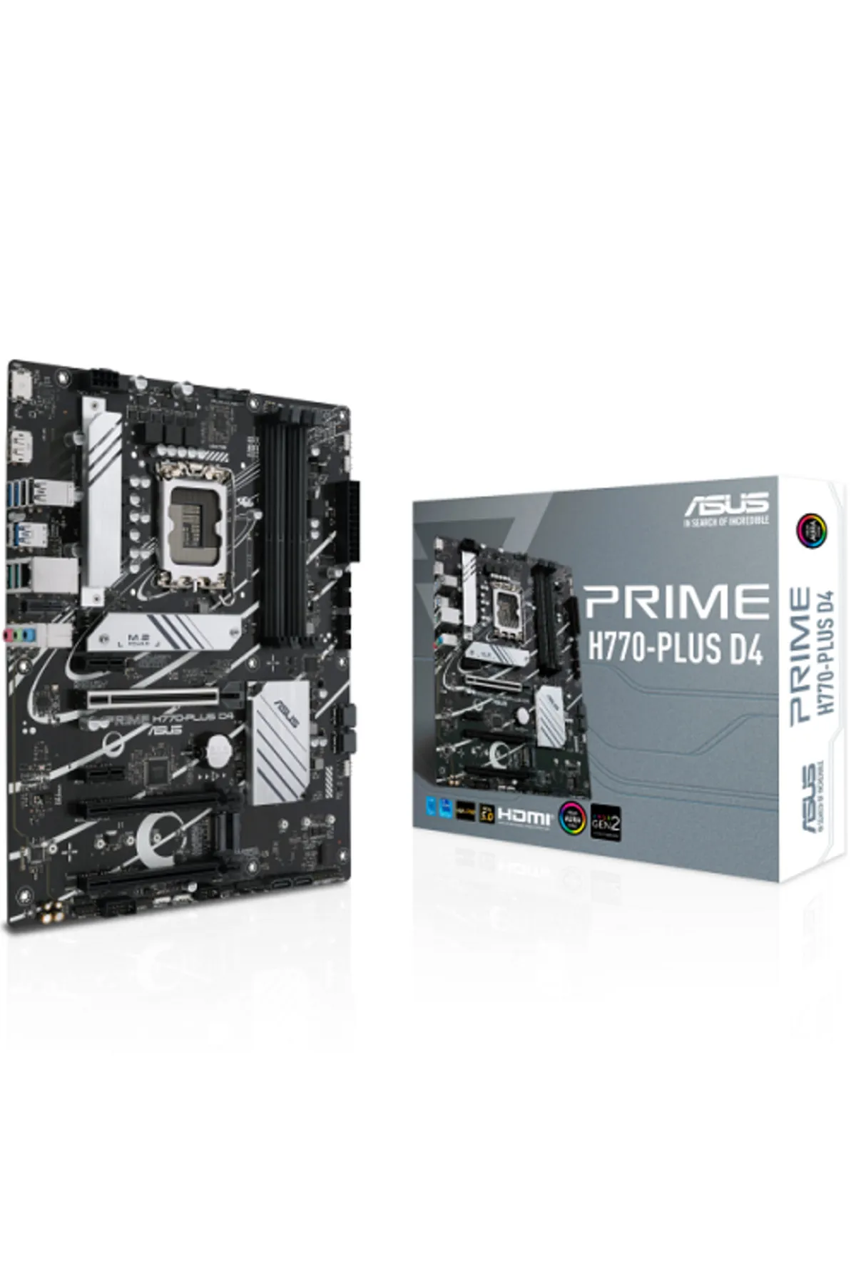 Asus Prime H770-plus D4 Intel H770 Soket 1700 Ddr4 5066(OC)mhz Atx Gaming (OYUNCU) Anakart