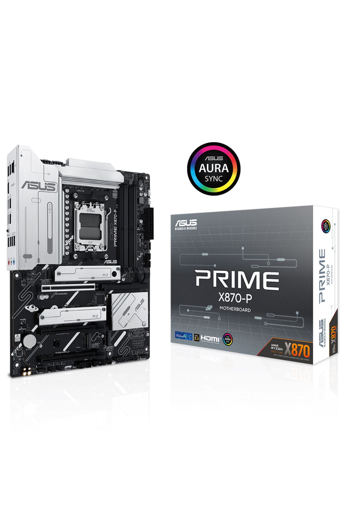 Asus PRIME X870-P AMD X870 SOKET AM5 DDR5 8000+(OC