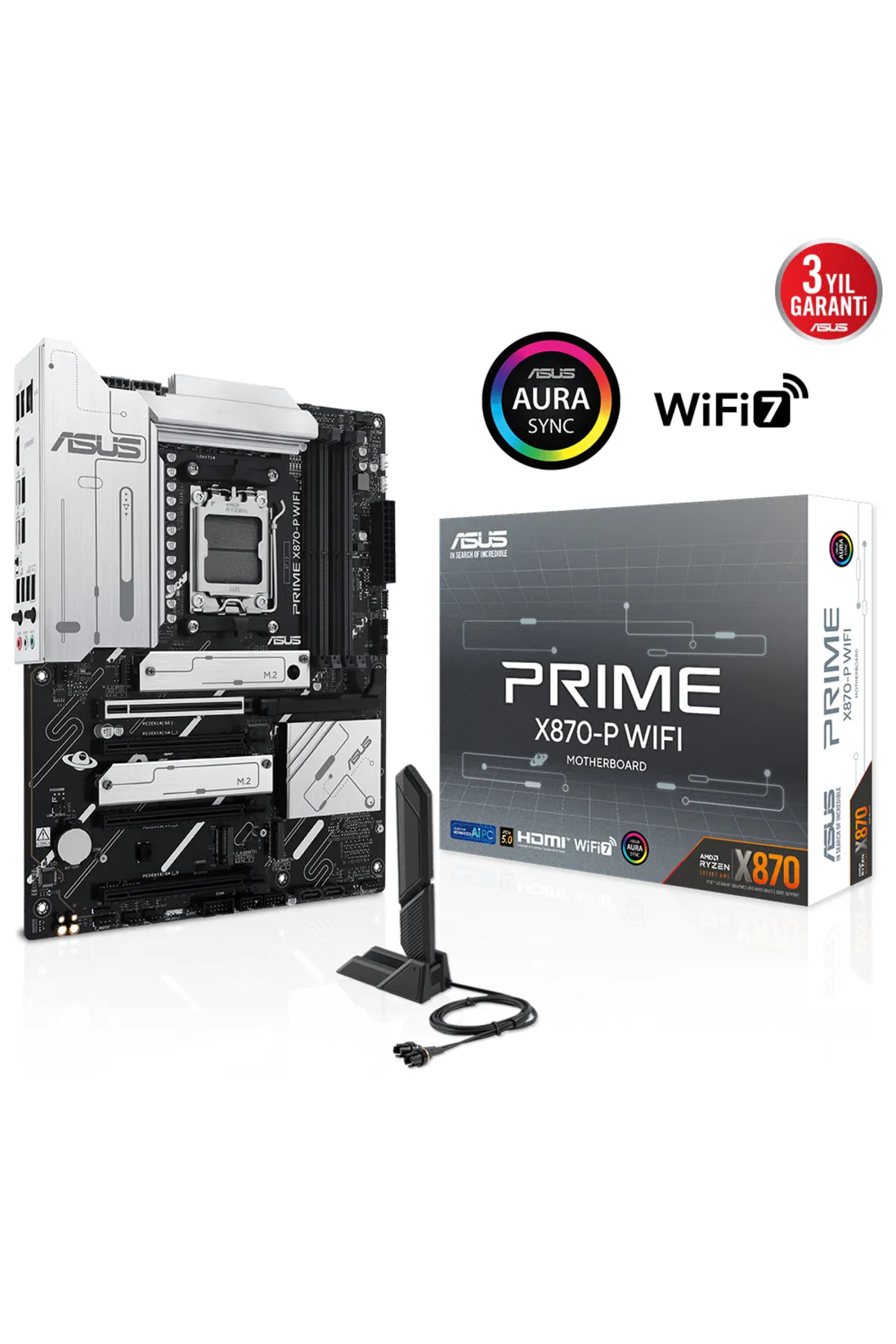 Asus PRIME X870-P WIFI AMD X870 SOKET AM5 DDR5 800