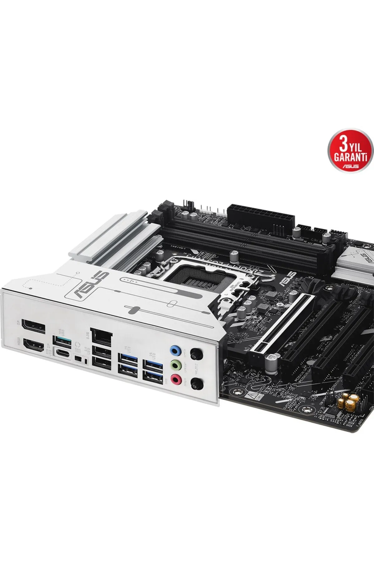 Asus Prime Z890M-Plus Wifi 7600Mhz Oc Wi-Fi 7 Ddr5 Soket 1851 M.2 Hdmi Dp Matx Anakart