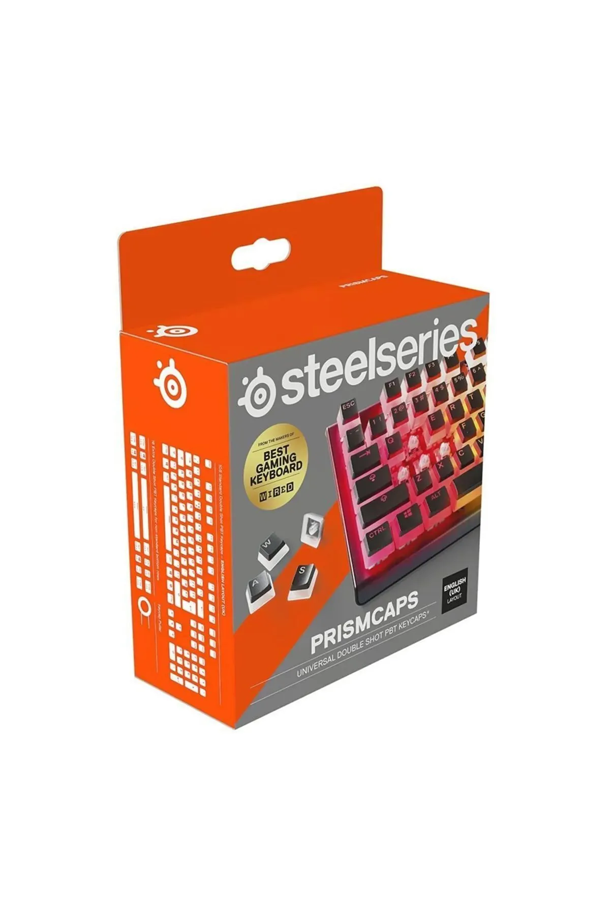 SteelSeries Prismcaps Siyah Tuş Takımı Uk