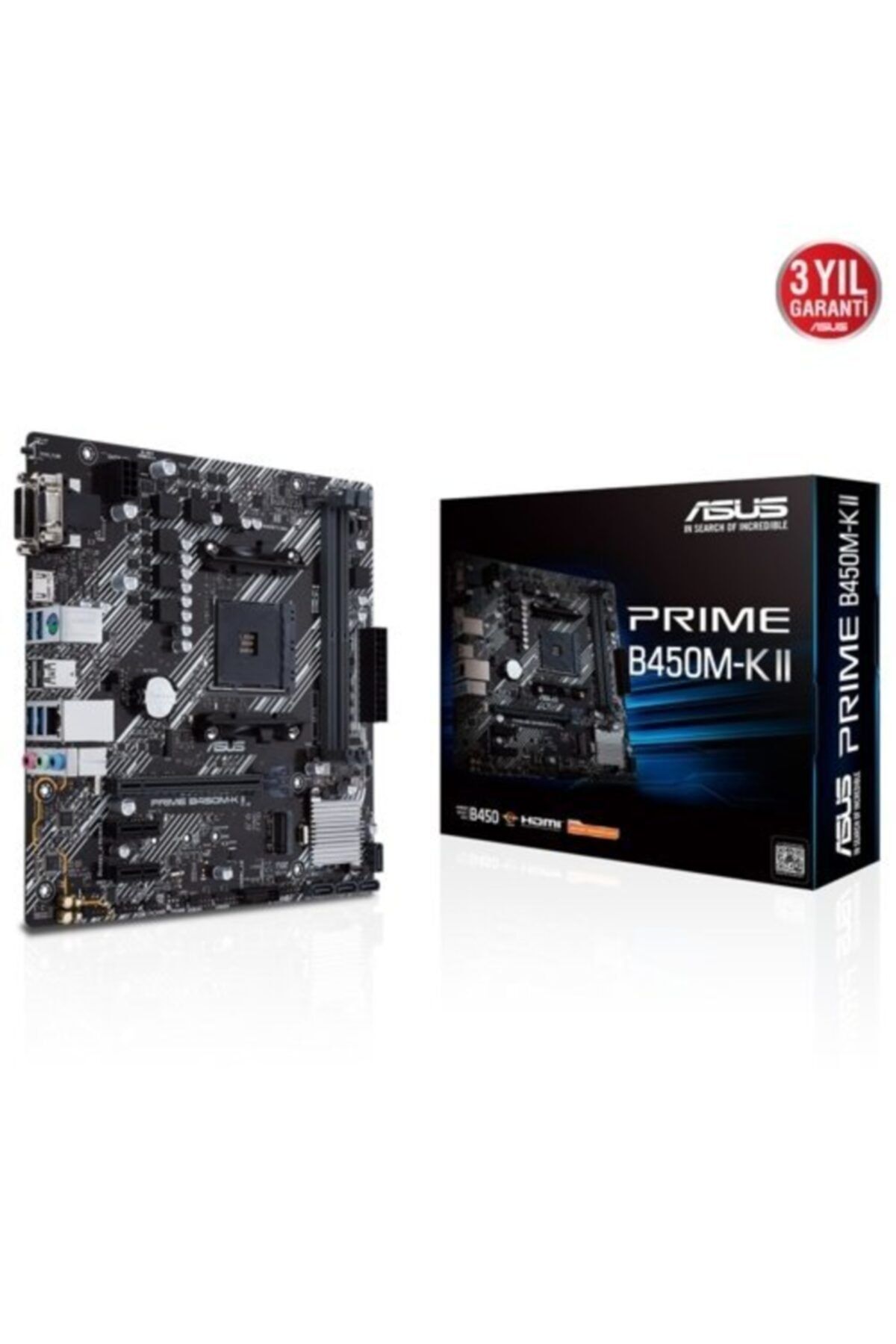 Asus Prıme B450m-k Iı Ddr4 S+v+gl Am4 (matx)