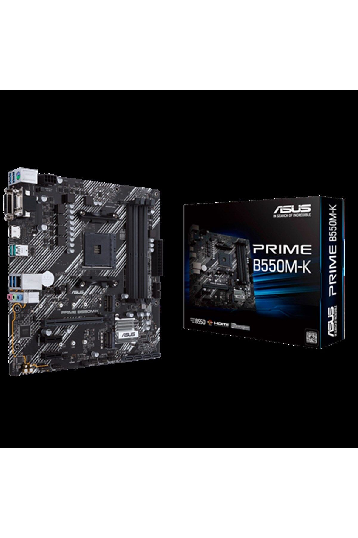 Asus Prıme B550m-k Ddr4 4600mhz 1xvga 1xhdmı 1xdvı 2xm.2 Usb 3.2 Matx Am4 (amd Am4 5000/4000 G/3000