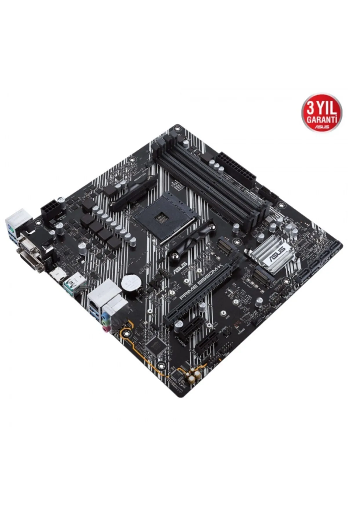 Asus Prıme B550m-k Ddr4 M2 Pcıe Nvme Hdmı Dvı Pcıe 16x V4.0 Am4 Matx