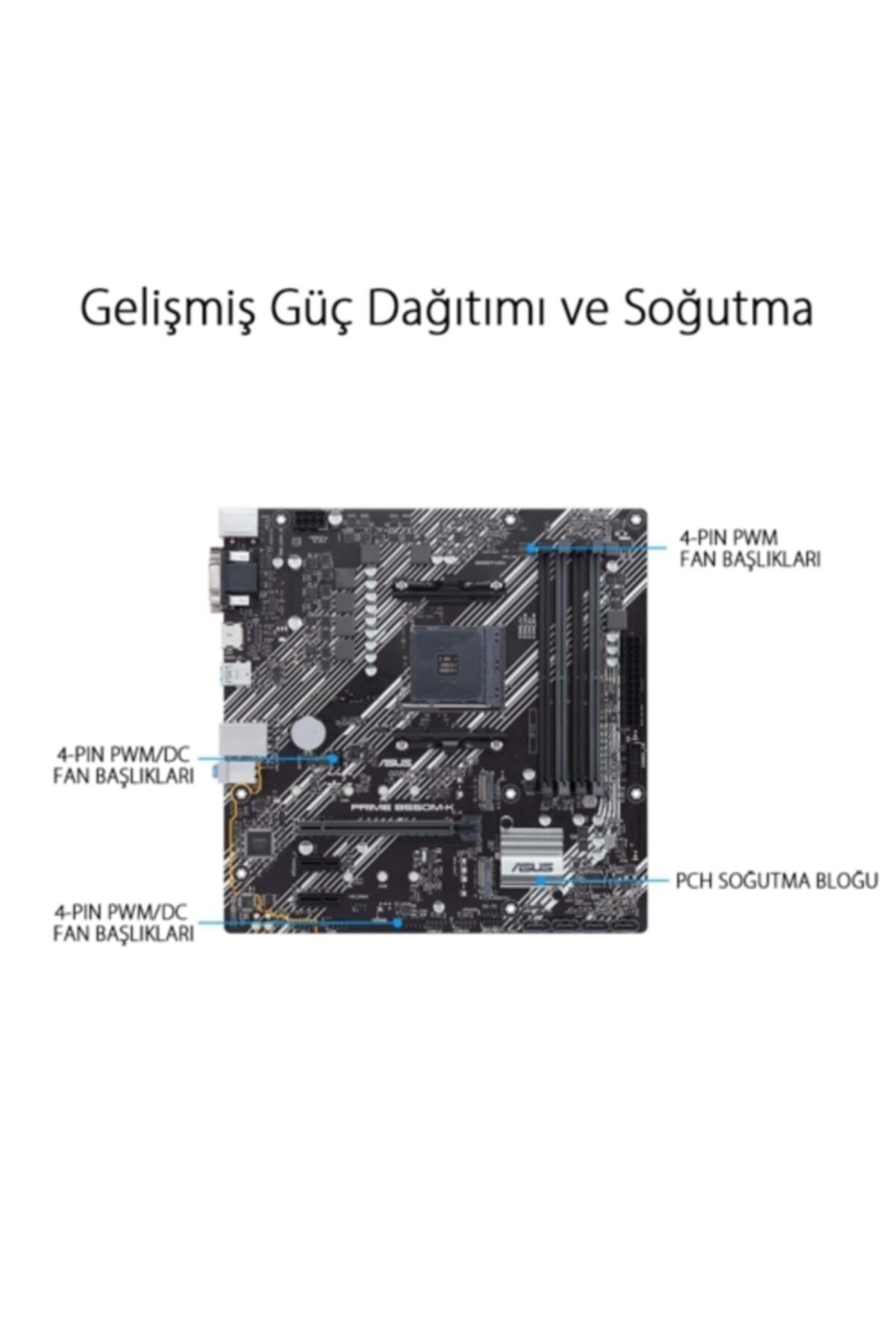 Asus Prıme B550m-k Ddr4 S+v+gl Am4