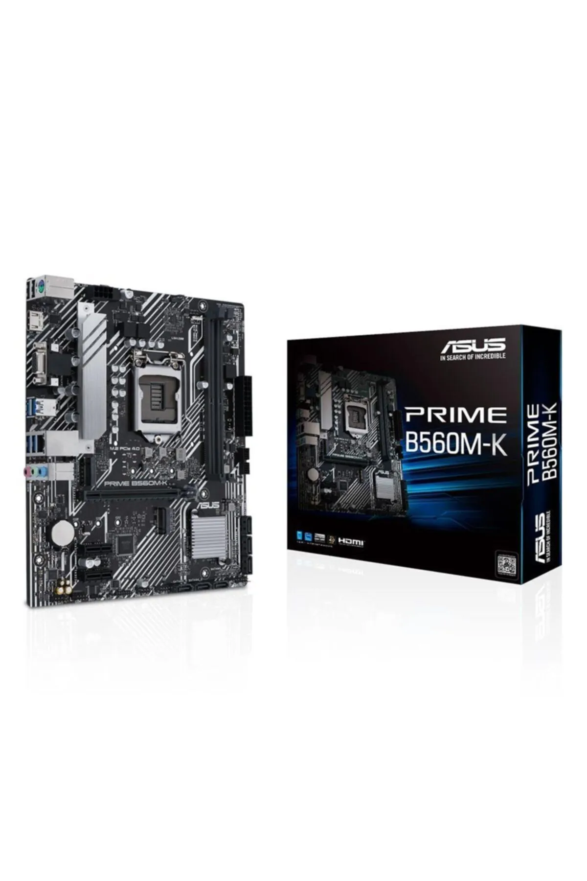 Asus Prıme B560m-k Intel B560 Soket 1200 Ddr4 4800mhz(oc) M.2 Anakart