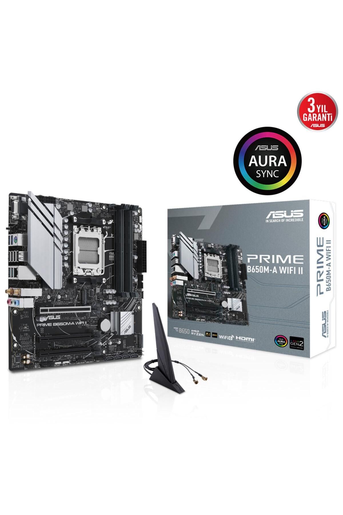 Asus Prıme B650m-a Wıfı Iı Ddr5 6400mhz(OC) M.2 Matx Am5