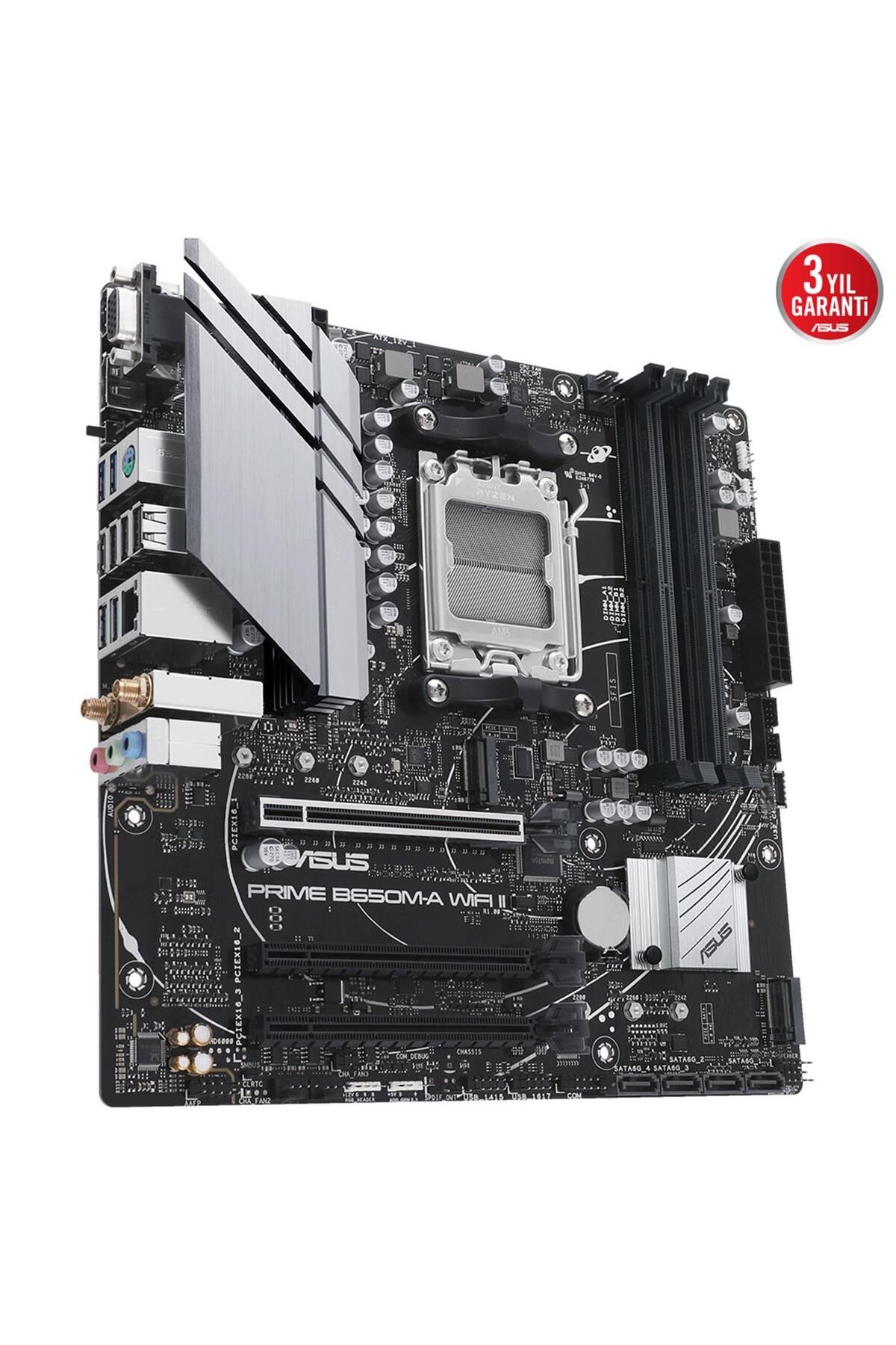 Asus Prıme B650m-a Wıfı Iı Ddr5 6400mhz(OC) M.2 Matx Am5