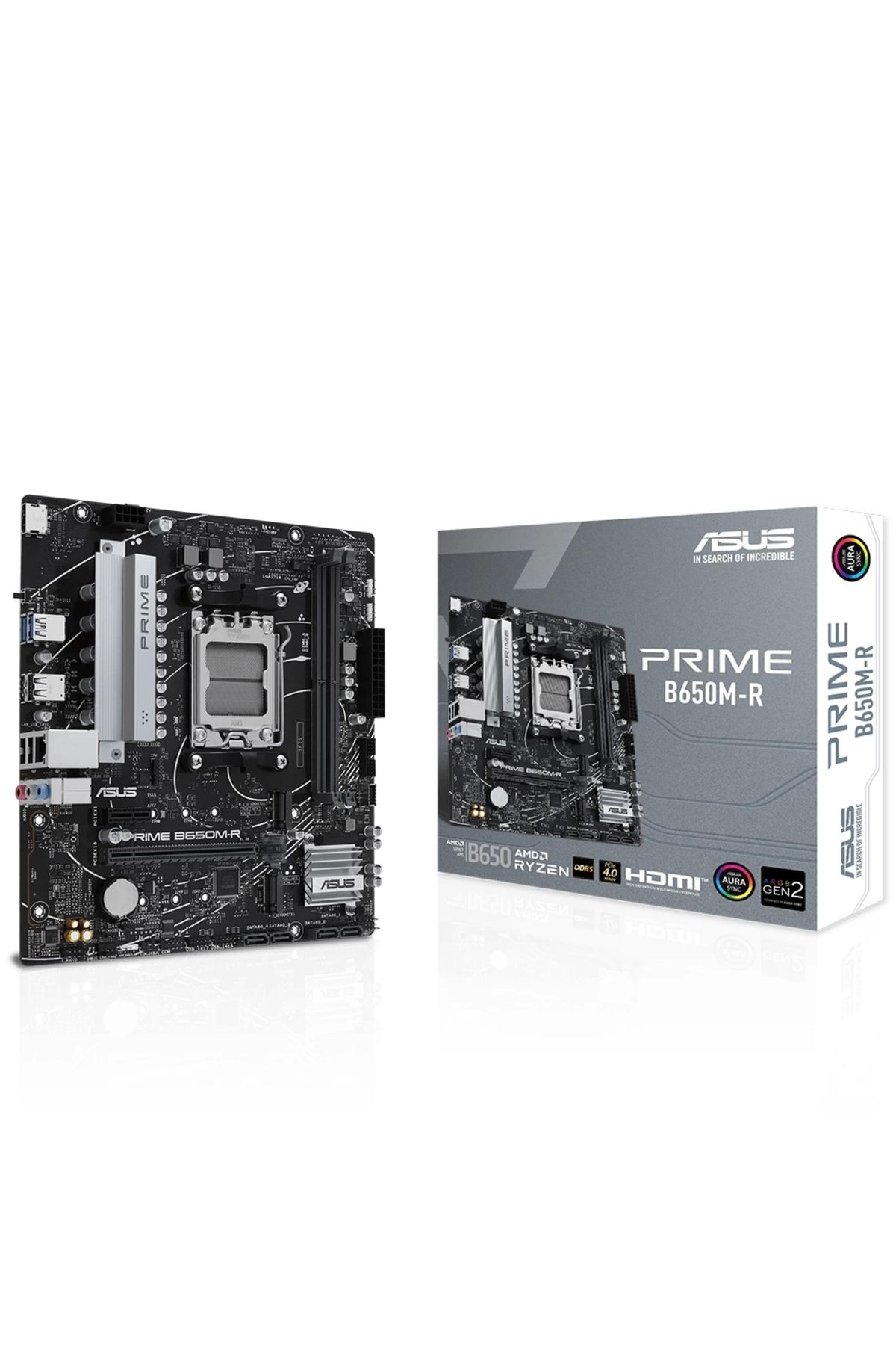 Asus Prıme B650m-r Amd Am5 Ddr5 7200 Hdmı 2xm2 Usb3.2 Matx