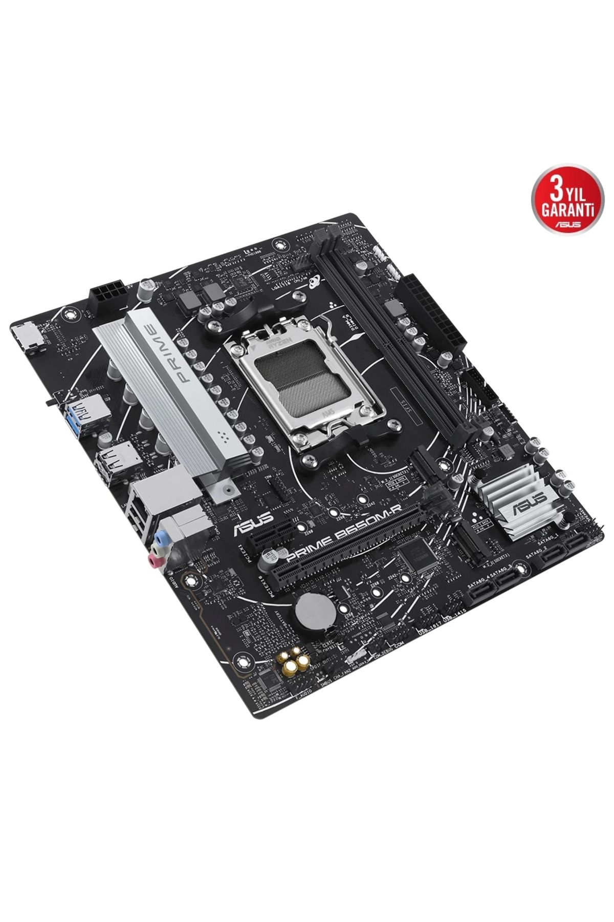 Asus Prıme B650m-r Amd Am5 Ddr5 7200 Hdmı 2xm2 Usb3.2 Matx