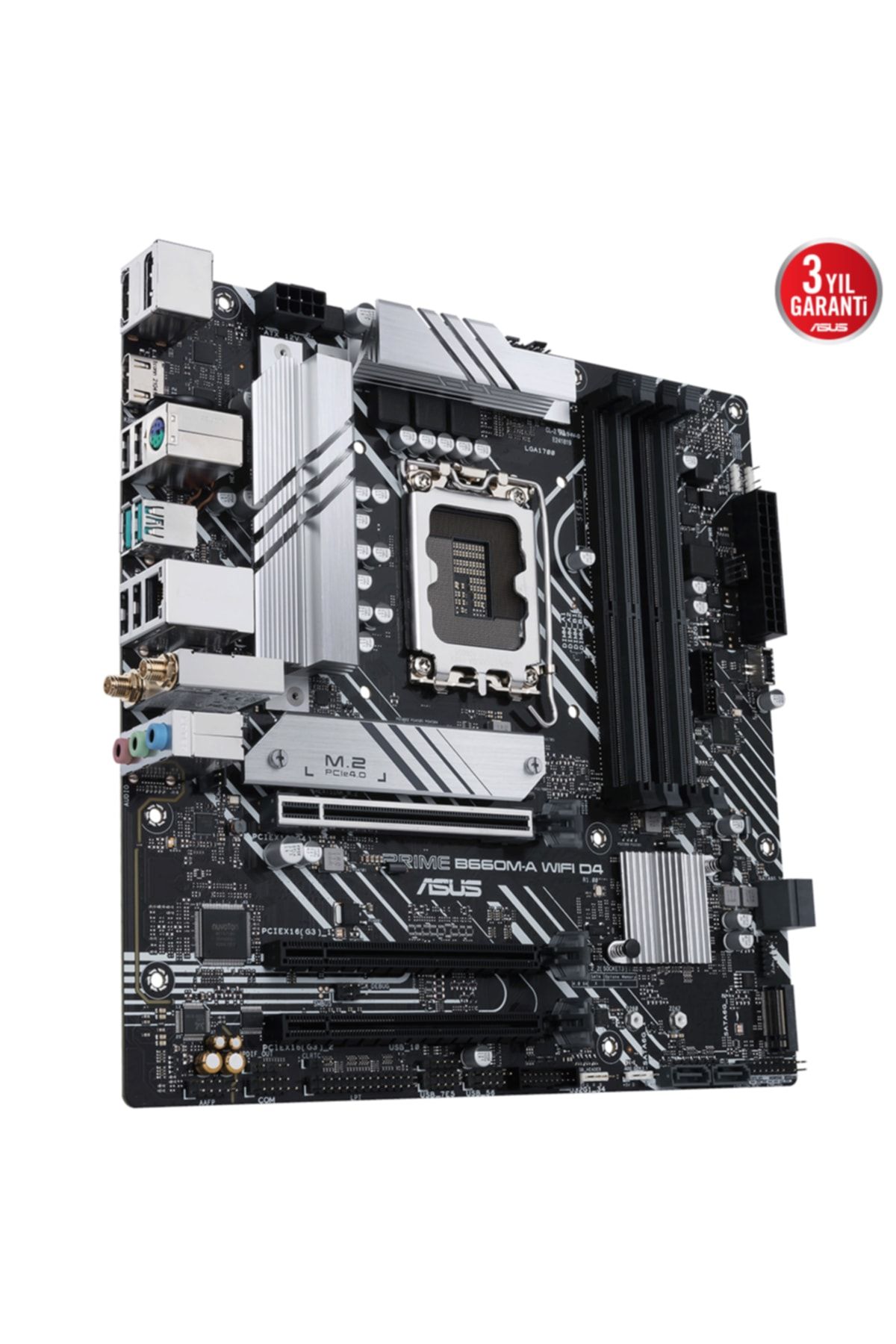 Asus Prıme B660m-a Wıfı D4 Ddr4 5333mhz(oc) M.2 Hdmı Dp Matx 1700p