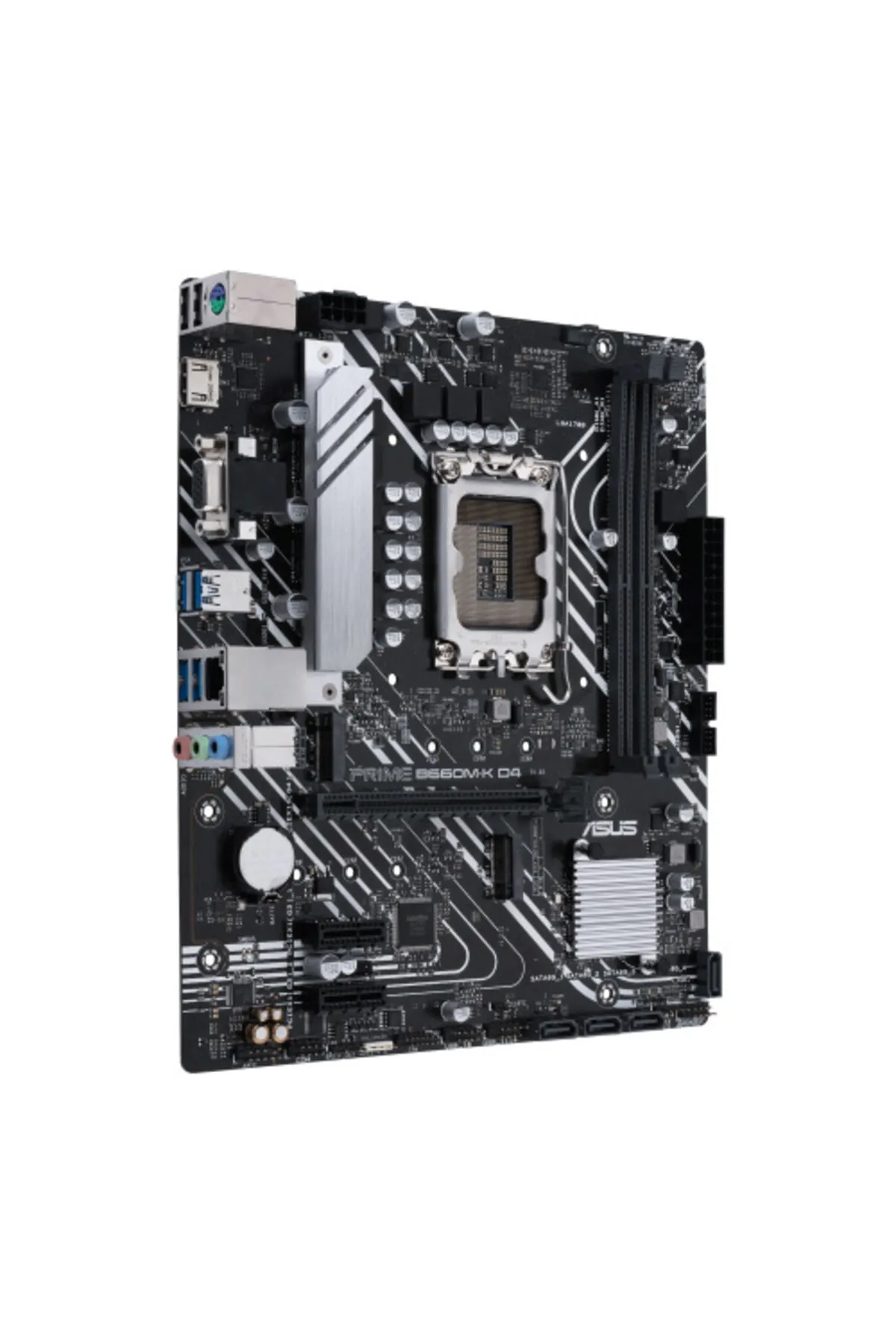 Asus Prıme B660m-k D4, 2xddr4, 2x M.2, D-sub, Hdmı, 12.nesil, Lga1700 Soket, Anakart