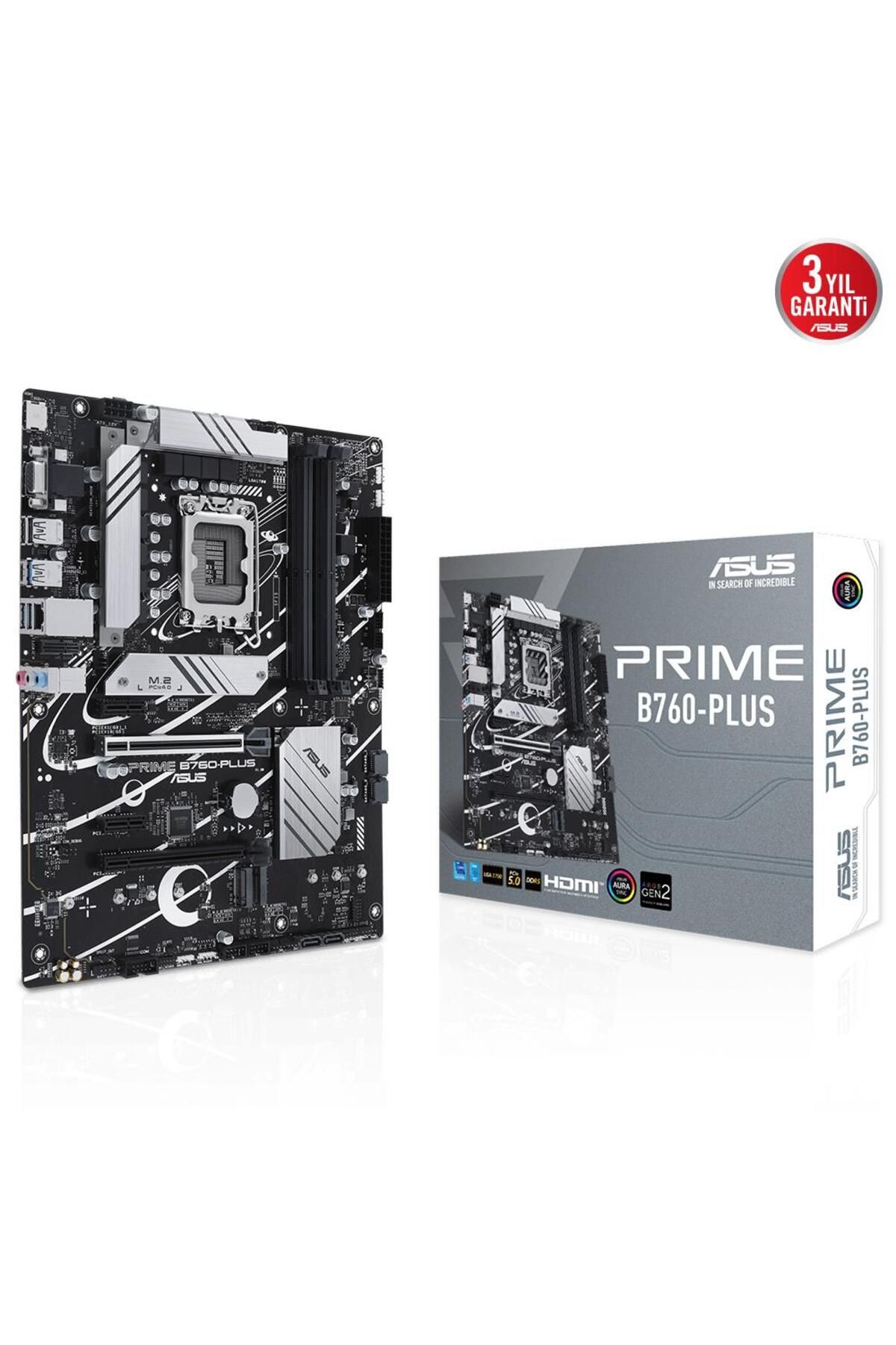 Asus Prıme B760-plus D5 7200mhz M.2 Atx 1700p