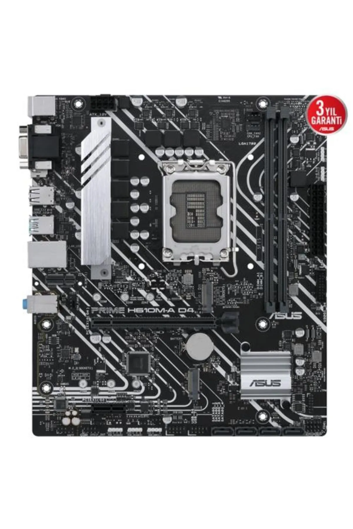 Asus Prıme H610m-a D4-csm 2xddr4 Hdmı/dp 2xm.2 1xglan 1700p Anakart