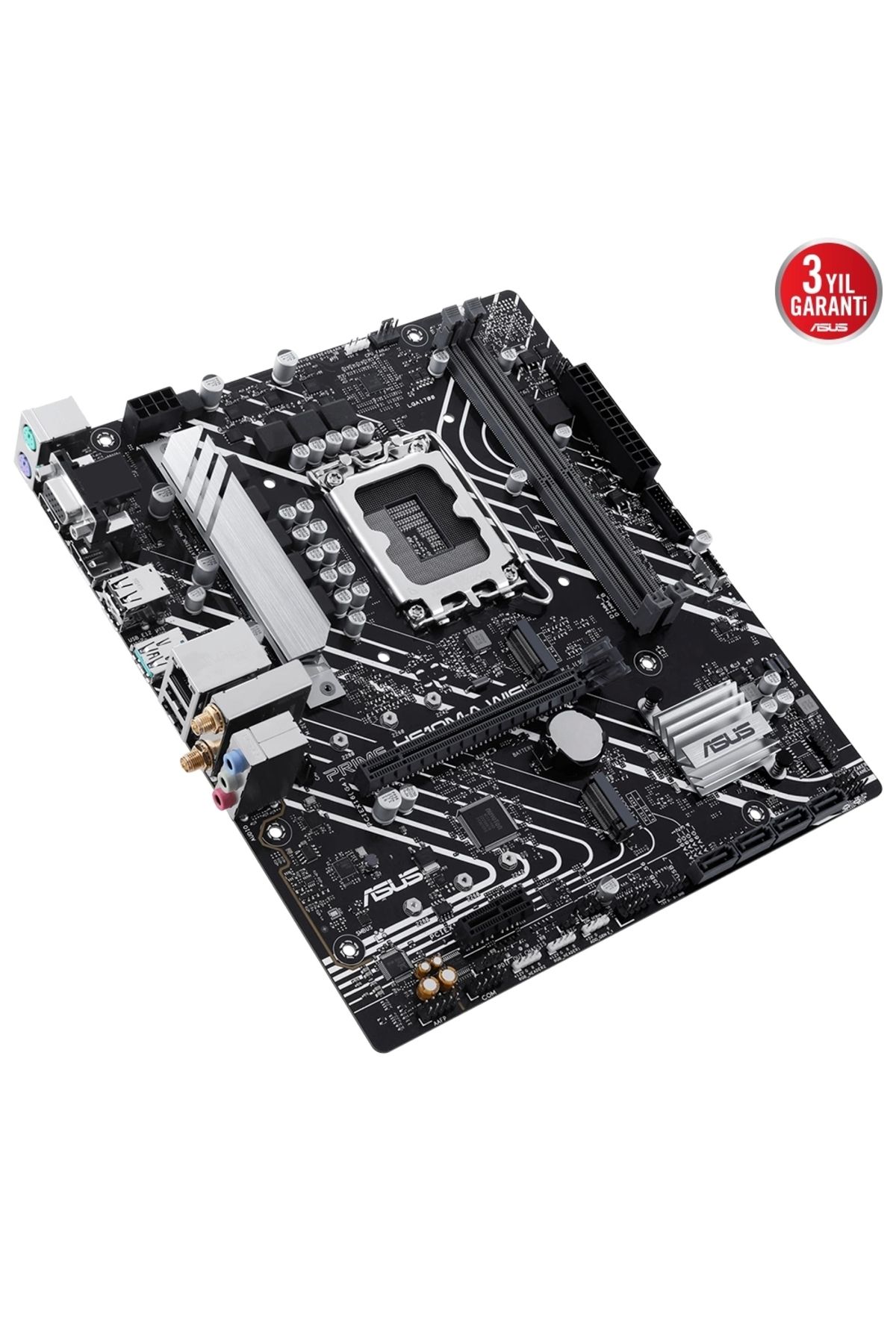 Asus Prıme H610m-a Wıfı H610 Ddr5 Vga Glan Matx Hd Dp M2 Rgb Us3 1700p Anakart