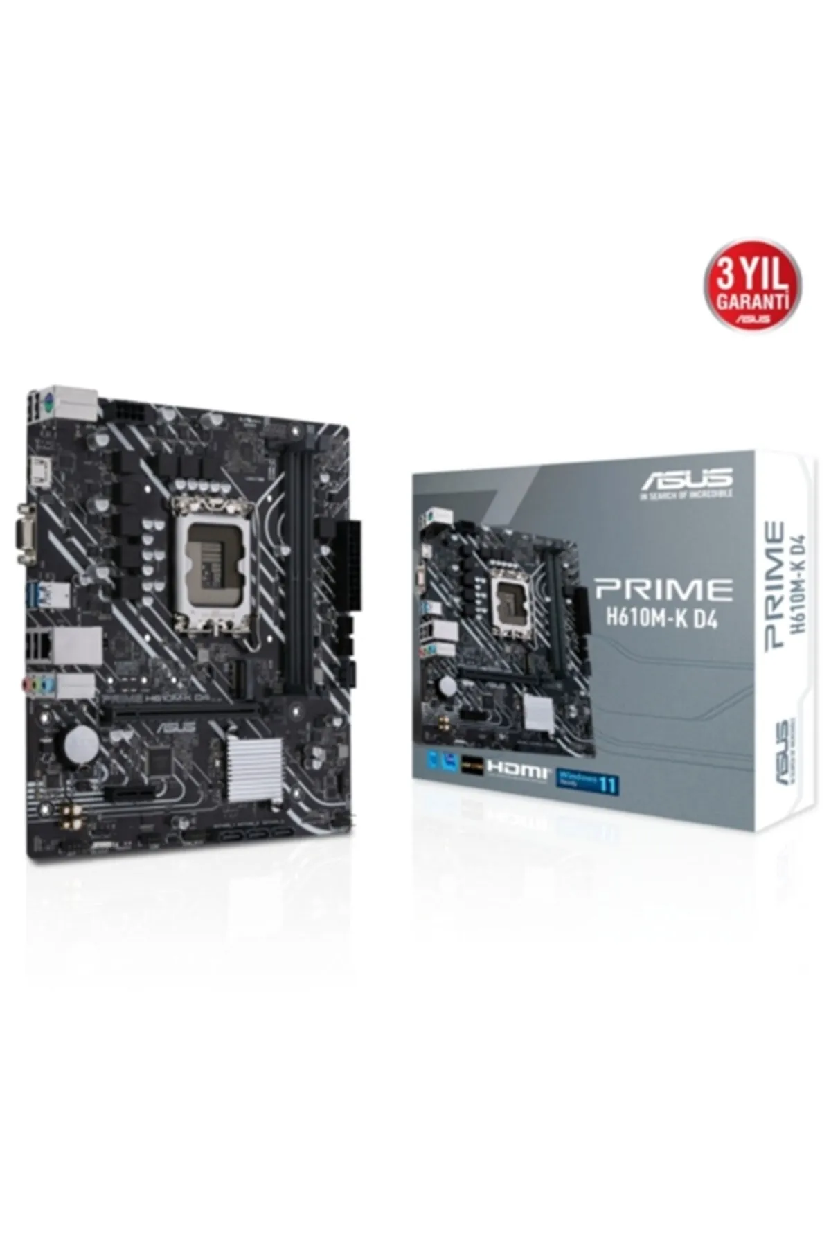 Asus Prıme H610m-k Ddr4 S+v+gl 1700p