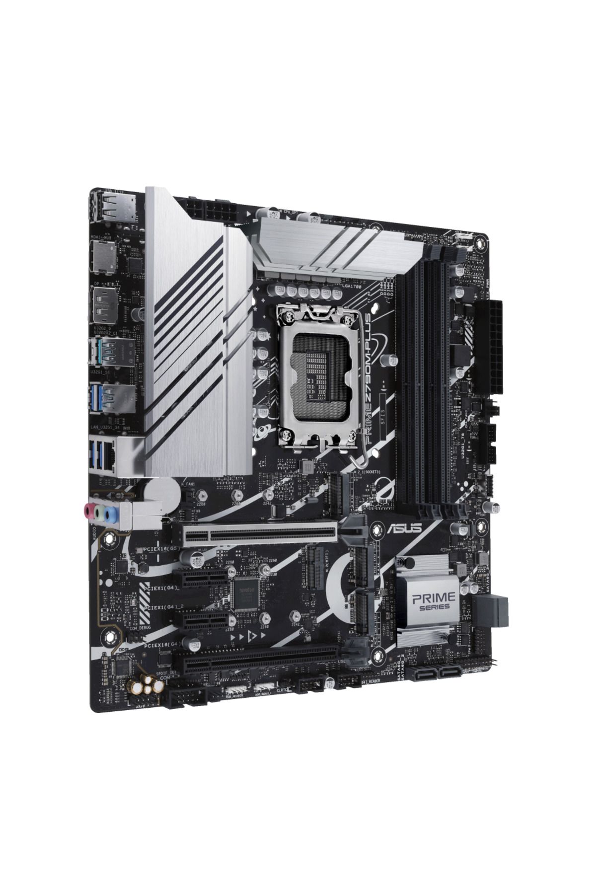 Asus Prıme Z790m-plus, 4xddr5, 3x M.2, Hdmı, Dp, Type-c, 12-13.nesil, Lga1700 Soket, Argb Gaming Ana