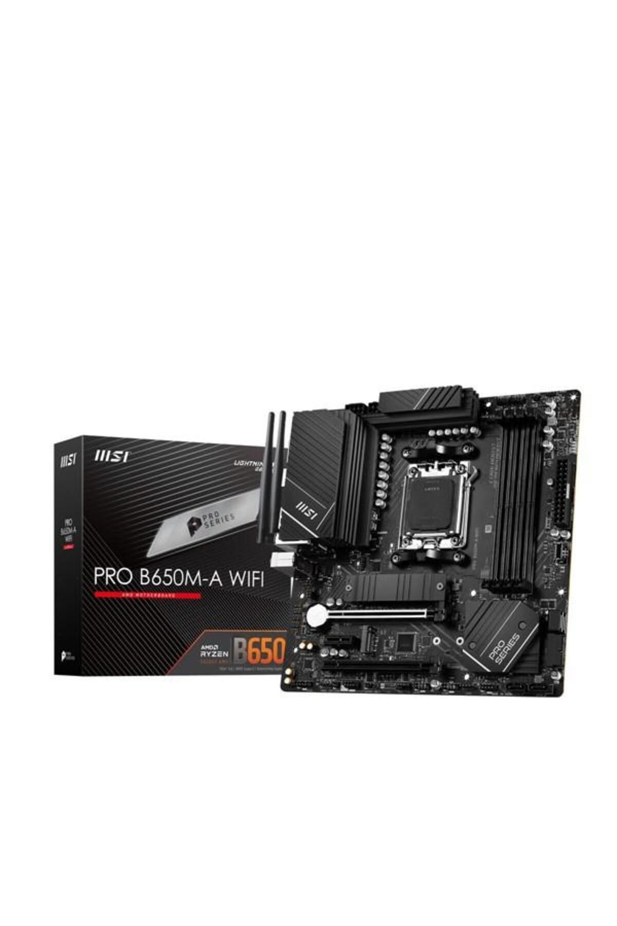 MSI Pro B650m-a Wıfı-6e Ddr5 Hdmı-dp Pcıe 4.0 Am5 Matx