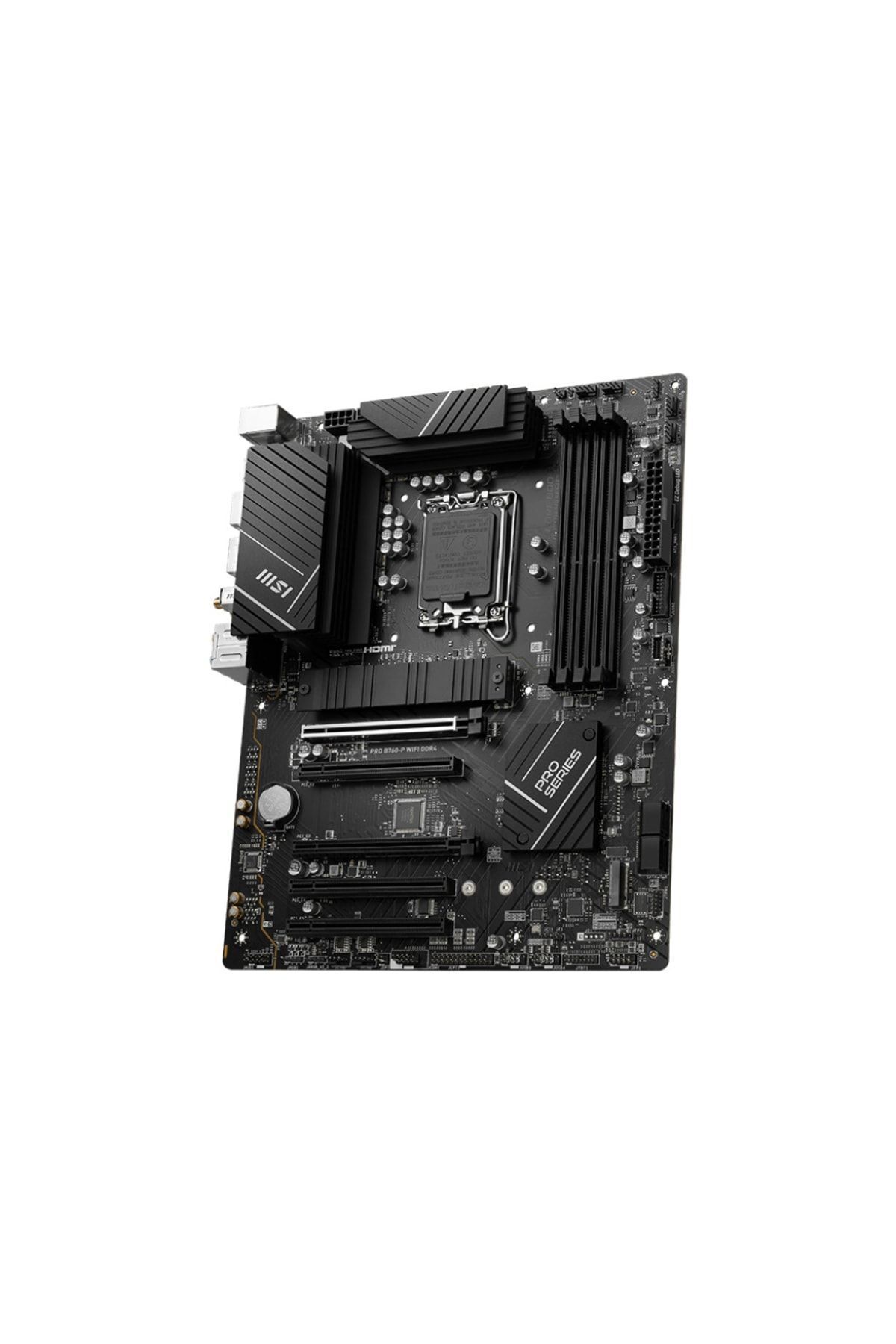 MSI Pro B760-P Wifi Ddr4 İntel B760 Soket 1700 Ddr4 5333(Oc)Mhz Atx Gaming Oyuncu Anakart