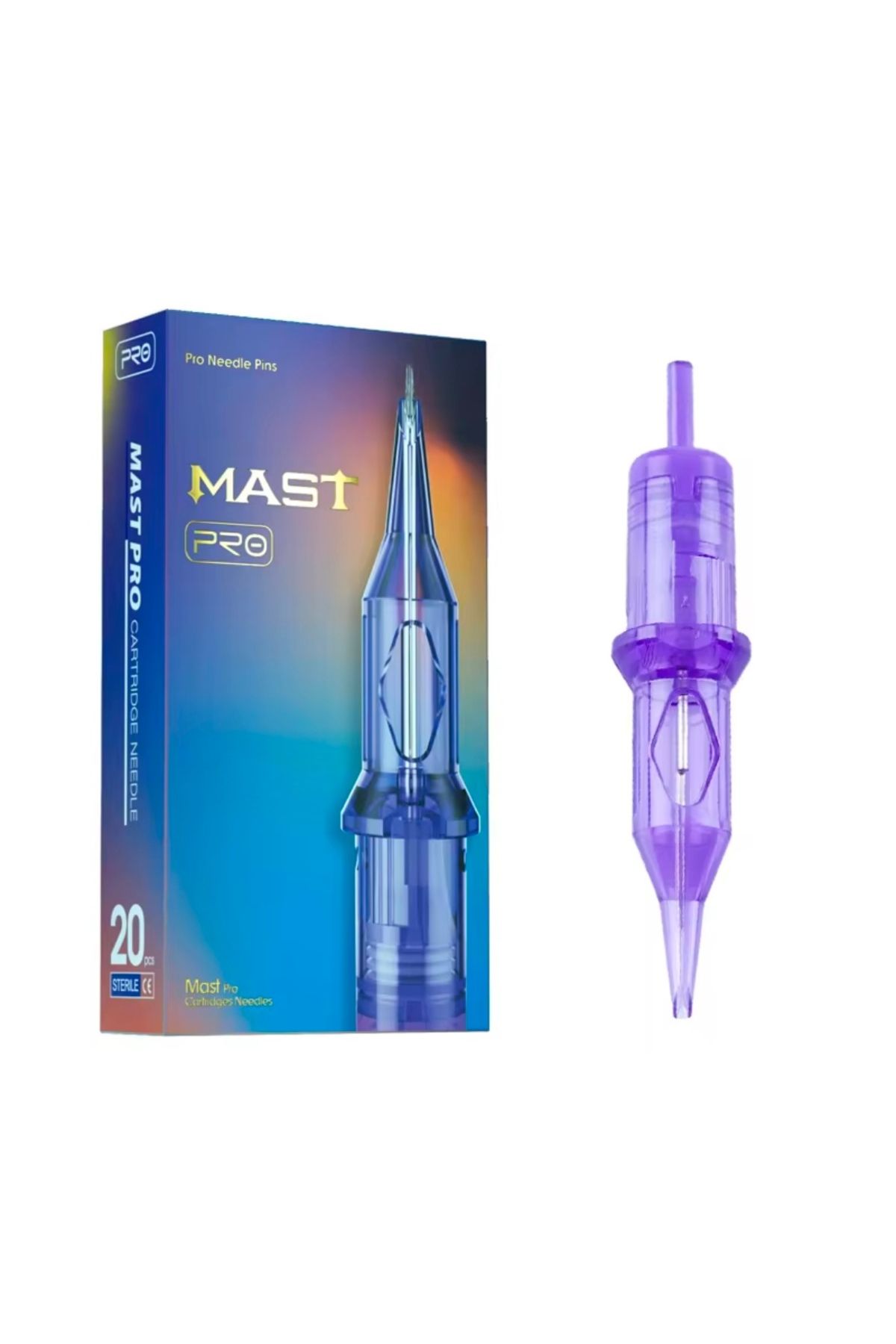 MAST Pro Cartridges 1 Kutu - 0803RL -  0.25mm - Kartuş Dövme ve Kalıcı Makyaj İğnesi