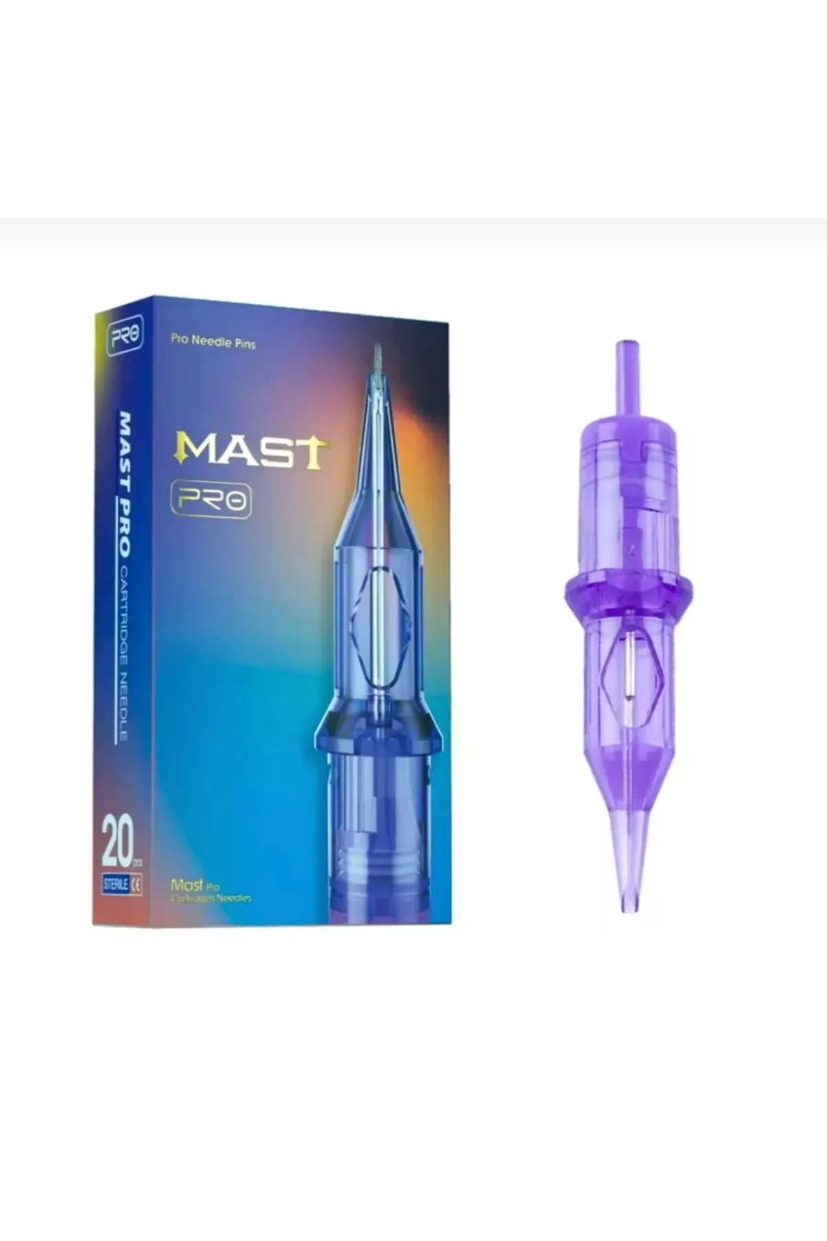 İthalSepeti Pro Cartridges Mast 1 Kutu - 0803RL -  0.25mm - Kartuş Dövme ve Kalıcı Makyaj İğnesi