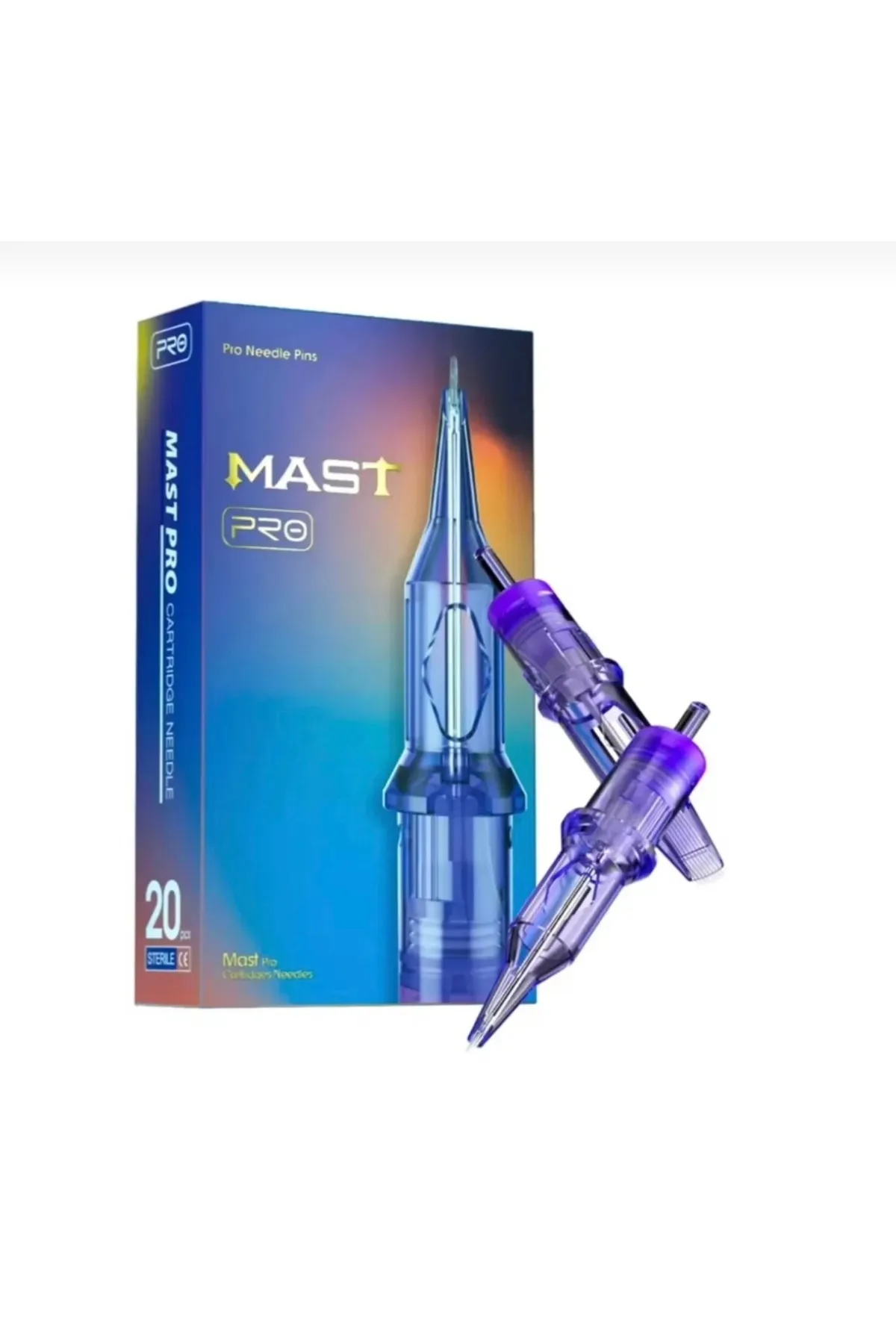 İthalSepeti Pro Cartridges Mast 1 Kutu - 0803RL -  0.25mm - Kartuş Dövme ve Kalıcı Makyaj İğnesi