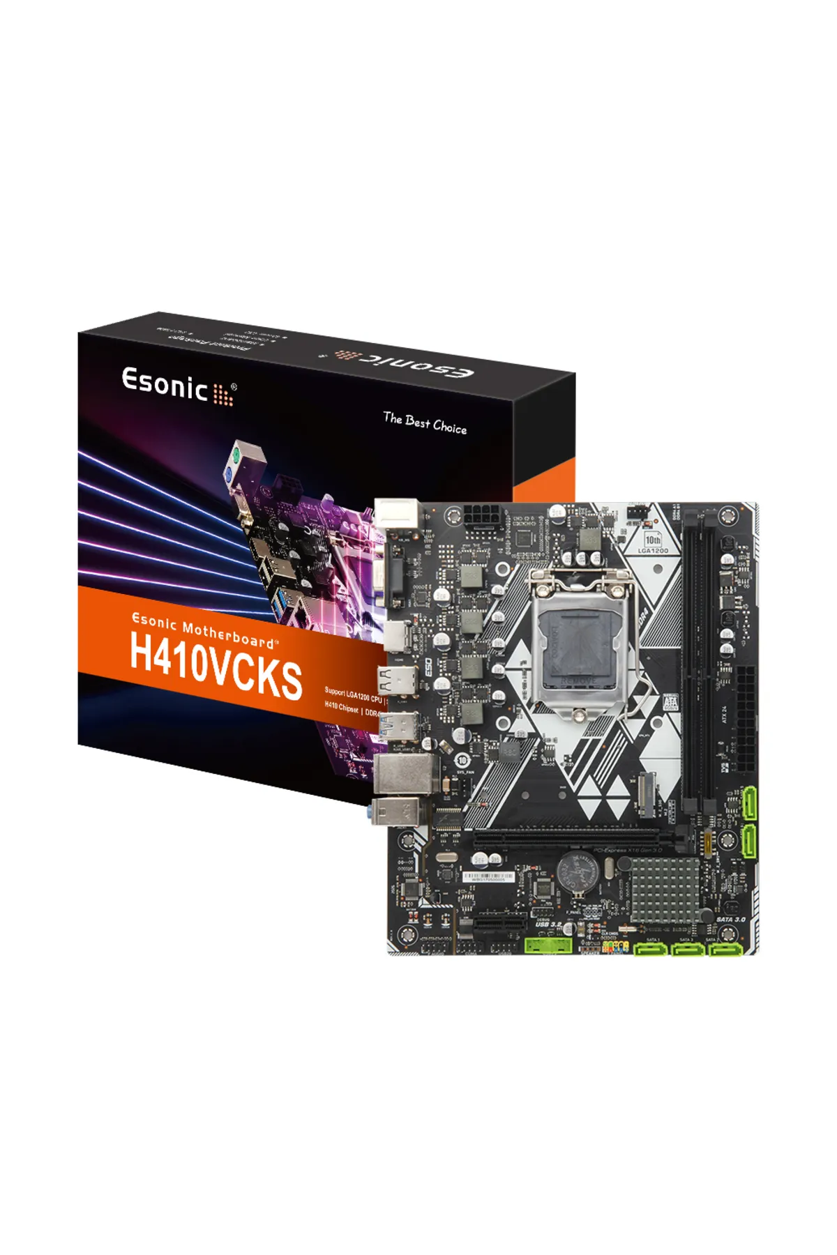 ESONIC PRO H410M Intel H410 2400/2666 MHz DDR4 Soket 1200 mATX Anakart