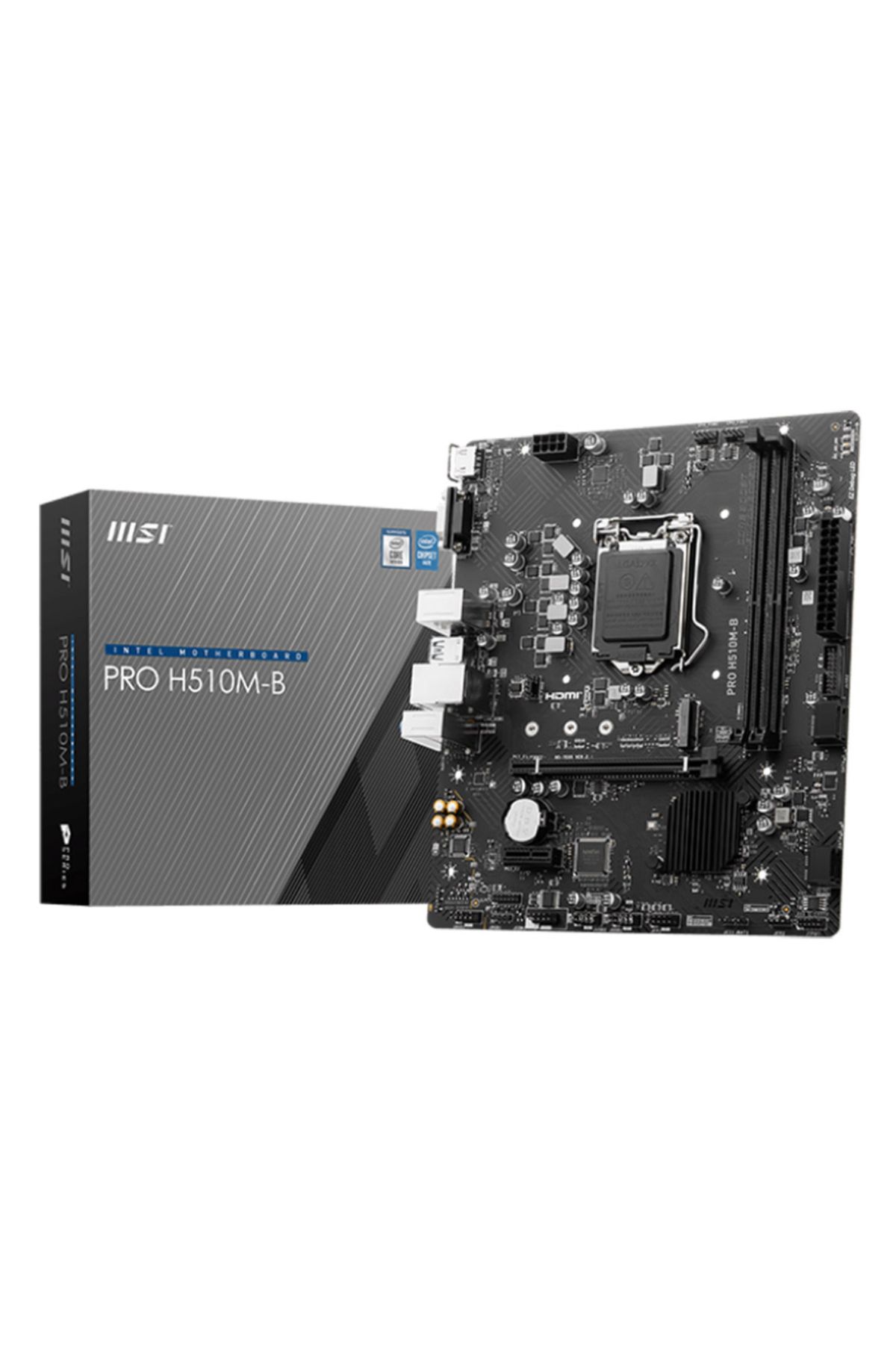 MSI PRO H510M-B LGA1200 DDR4 2933MHz M.2 USB3.2 GLan mATX (Sadece 10.Nesil)