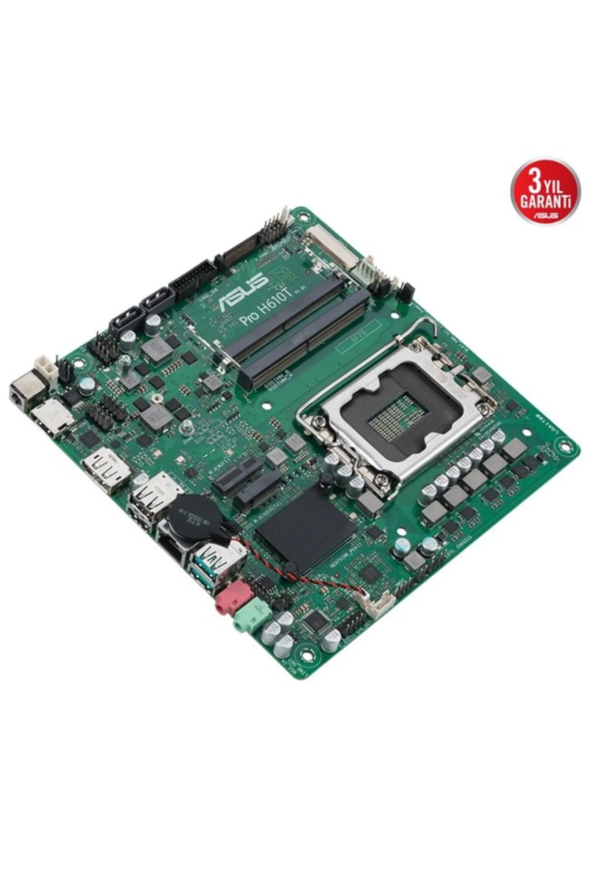 Asus PRO H610T-CSM DDR5 HDMI-DP PCIE 4.0 1700p mATX KURUMSAL ANAKART