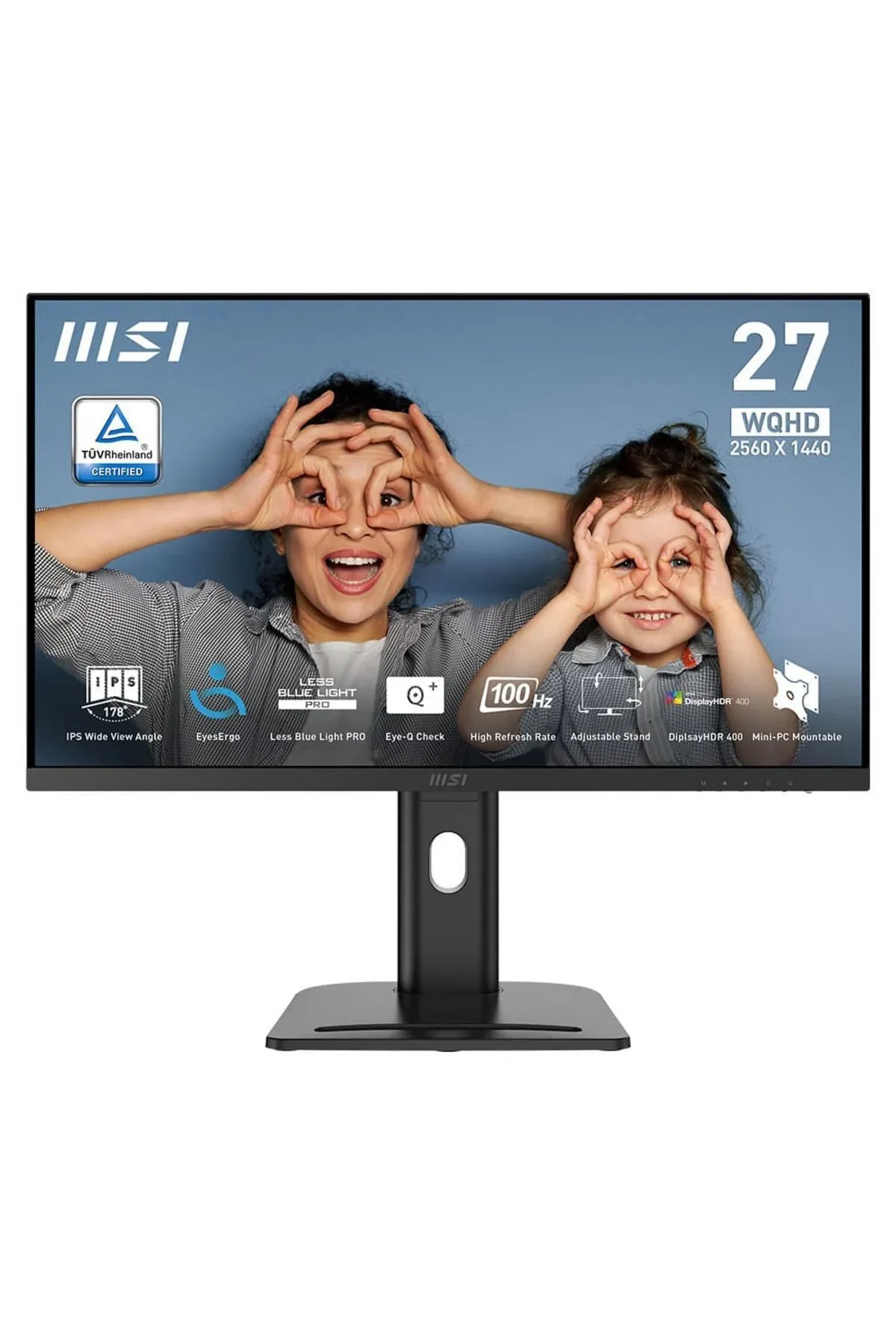 MSI Pro Mp273qp E2 27″ 1ms 100hz Adaptive-sync Ips Wqhd Pivot Monitör