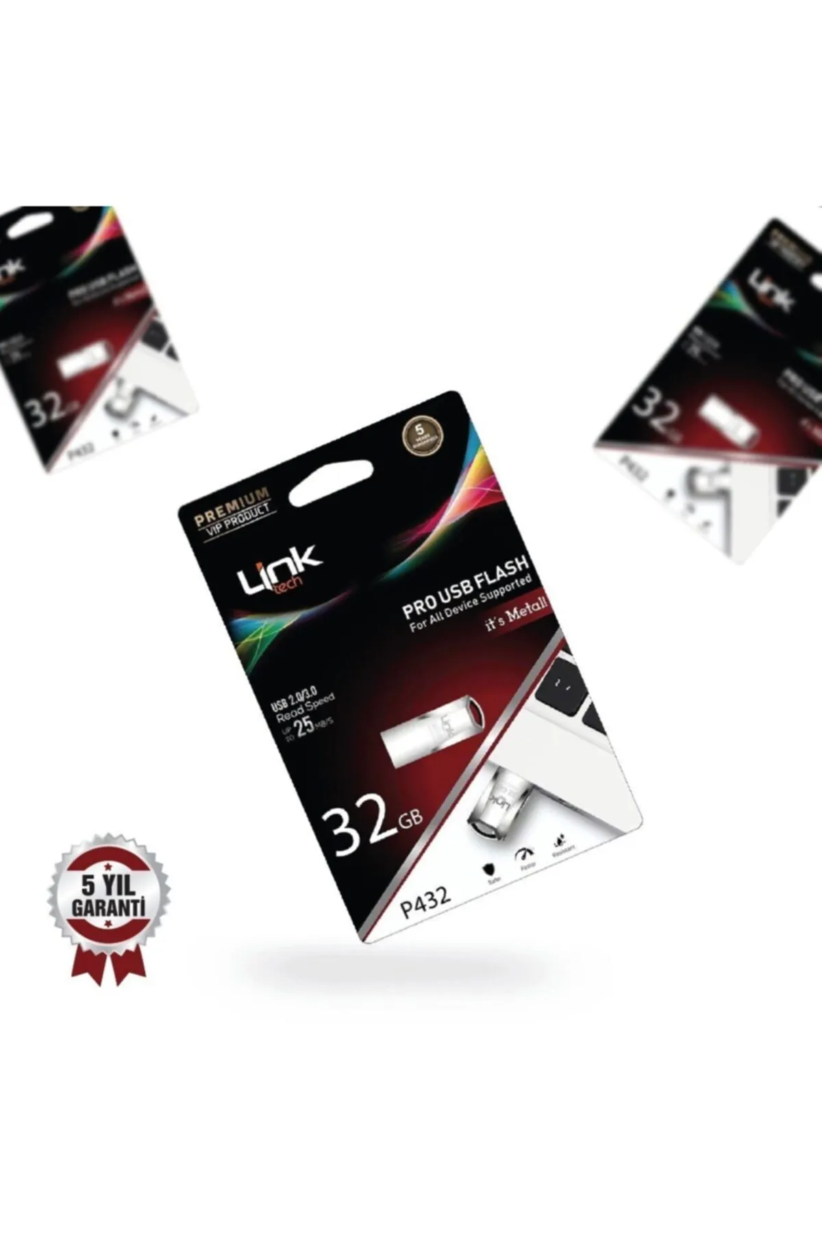 AteşTech Pro Premium 32gb Metal 25mb/s Usb Flash Bellek